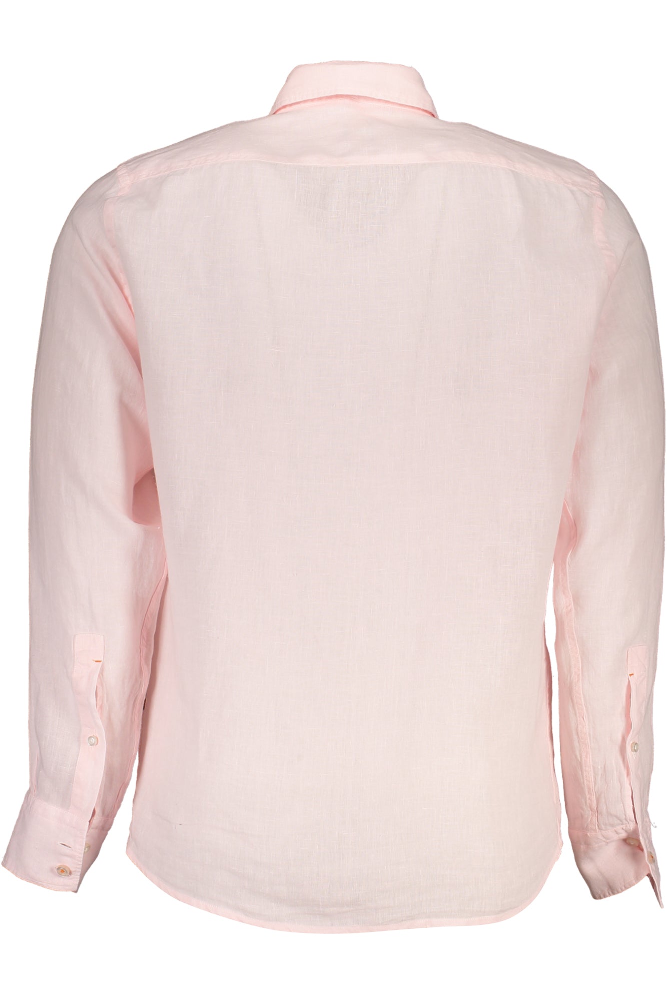 Hugo men's long sleeve shirt pink