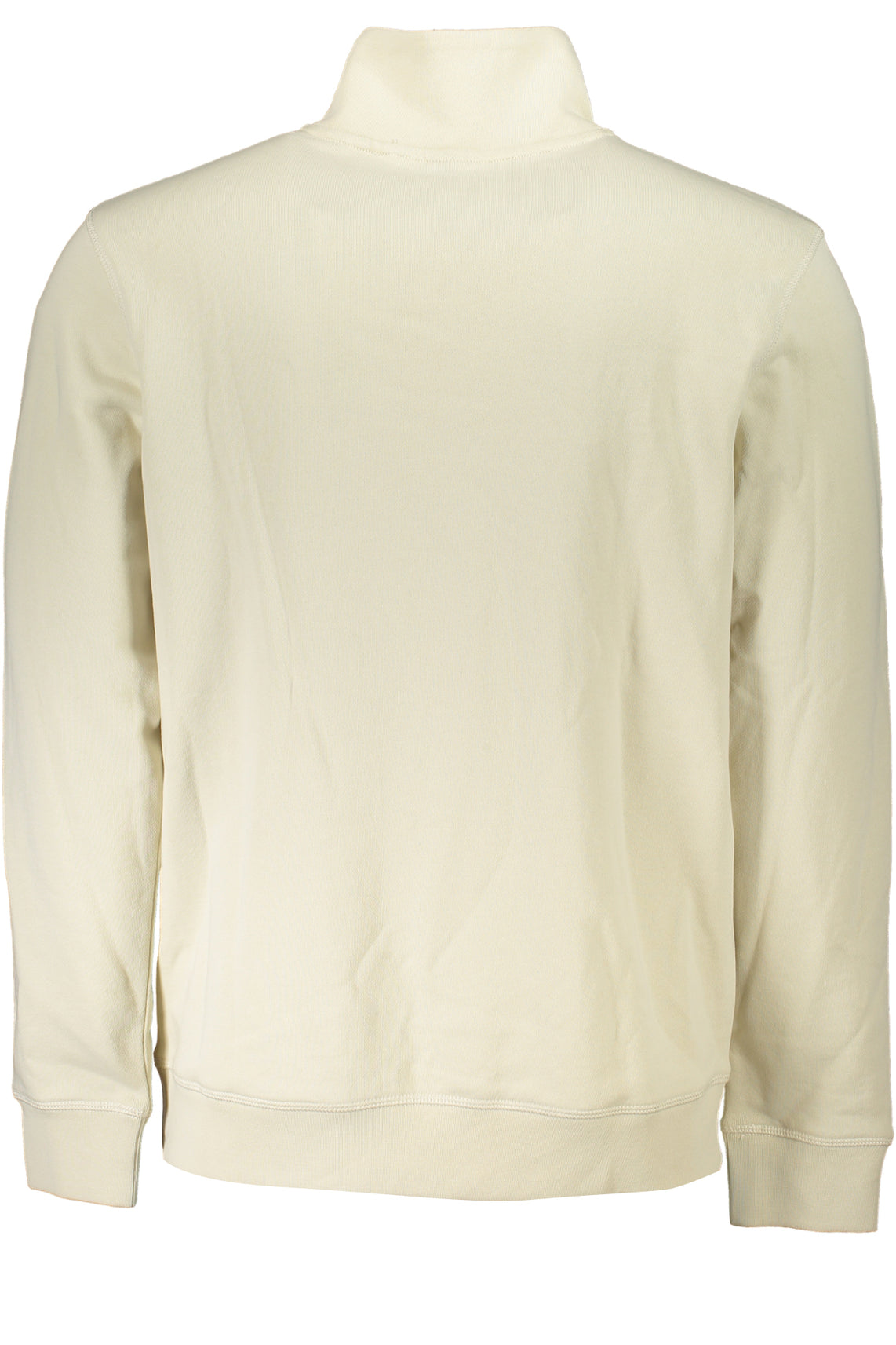 Men's beige zip sweatshirt