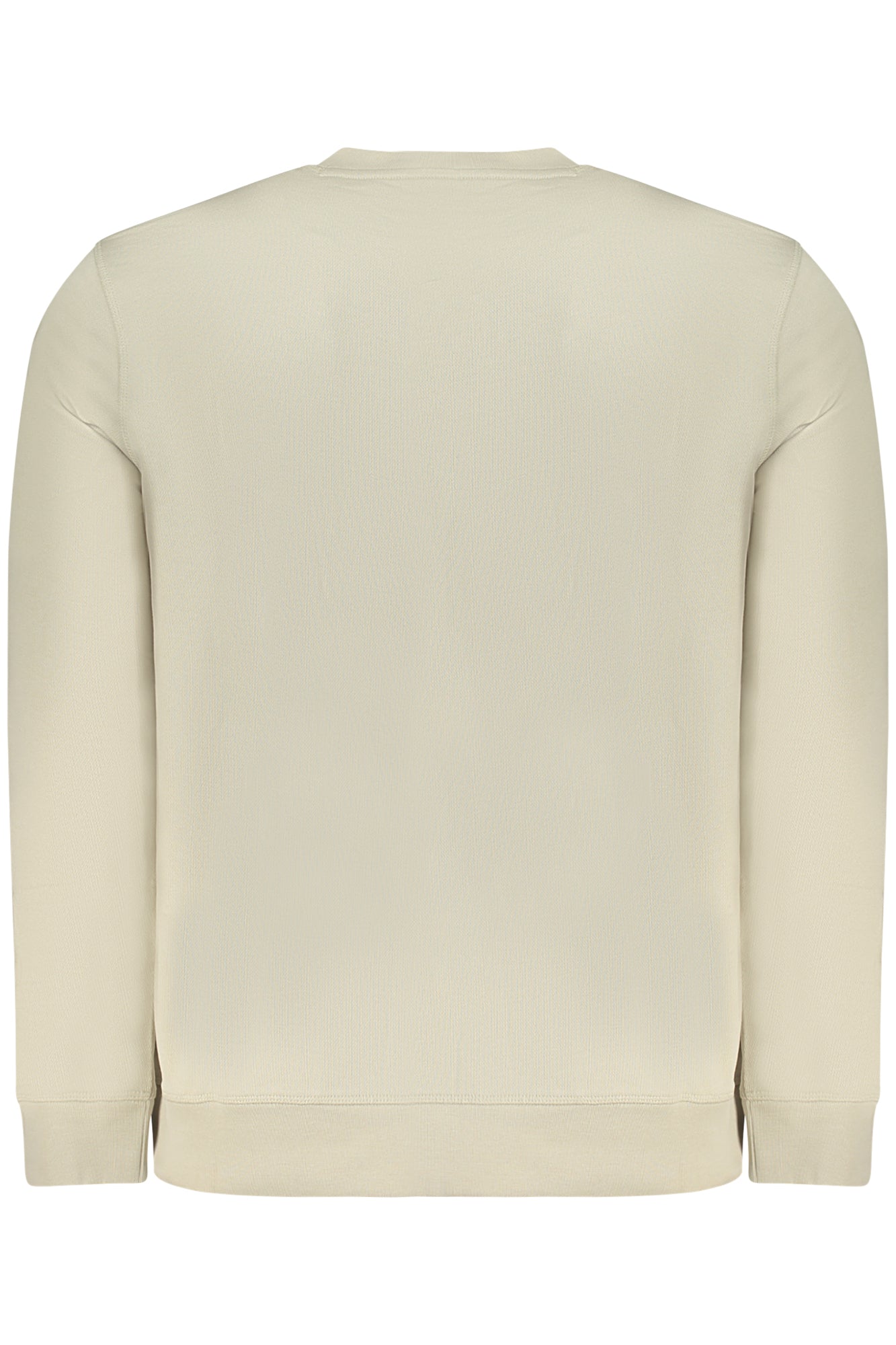 Felpa senza zip uomo beige