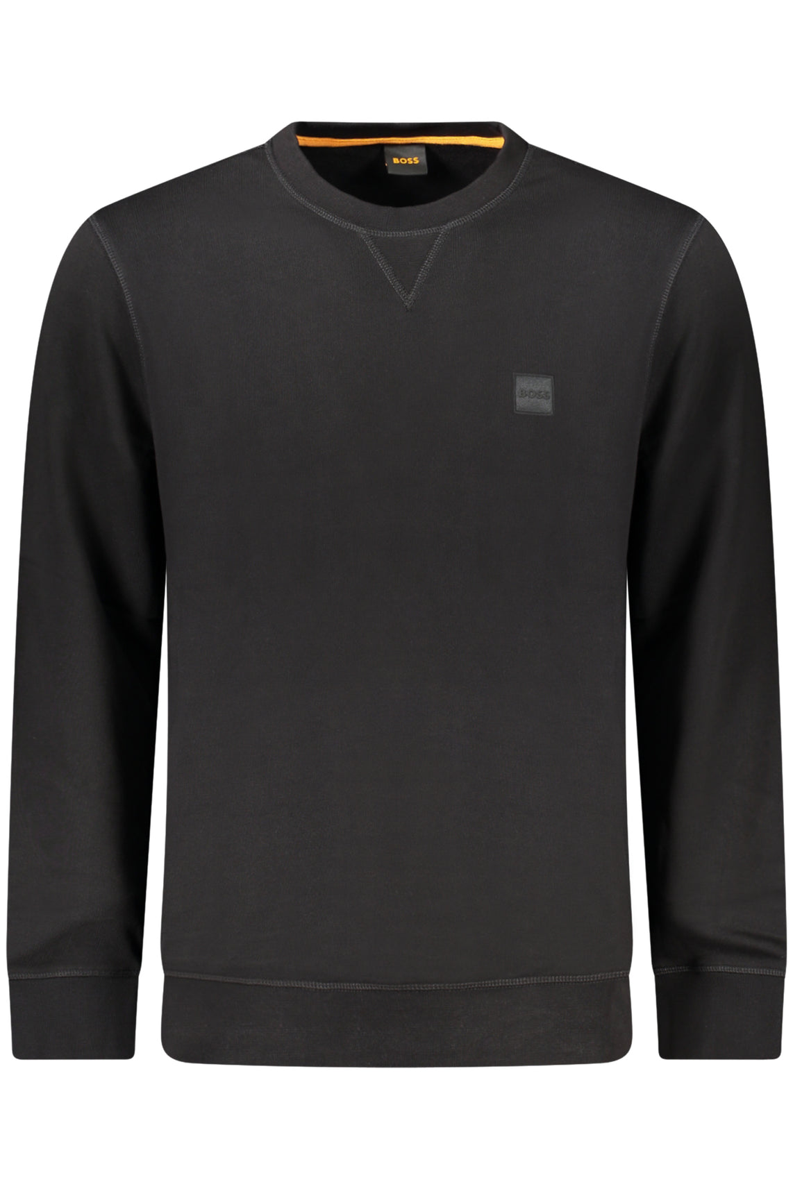 BOSS HUGO BOSS MEN'S BLACK ZIP-UP SWEATSHIRT - Nero