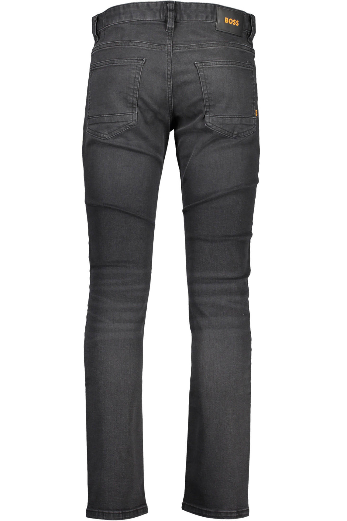 Man black denim jeans