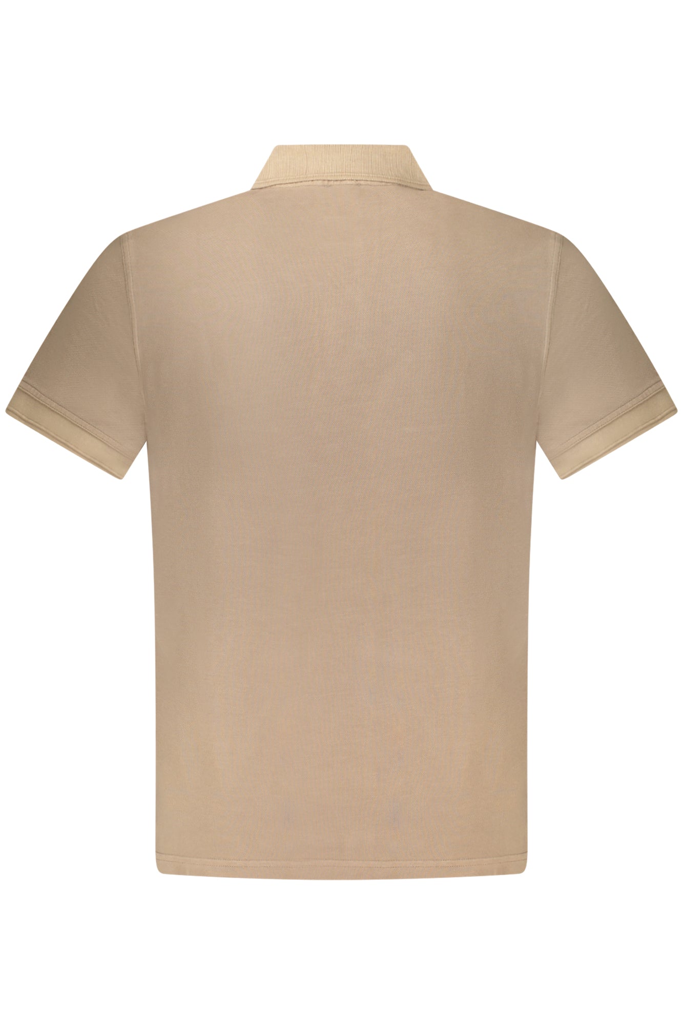 Men's short sleeve polo shirt brown