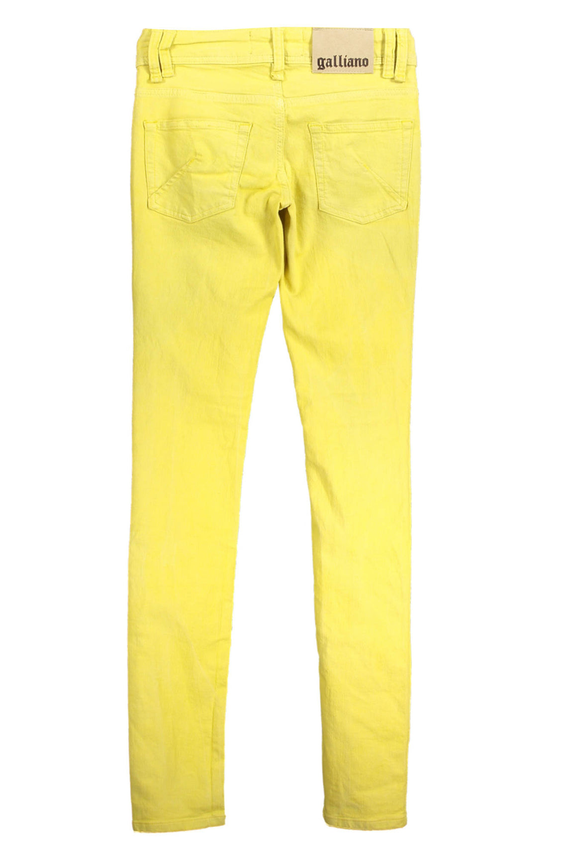 Jeans denim woman yellow