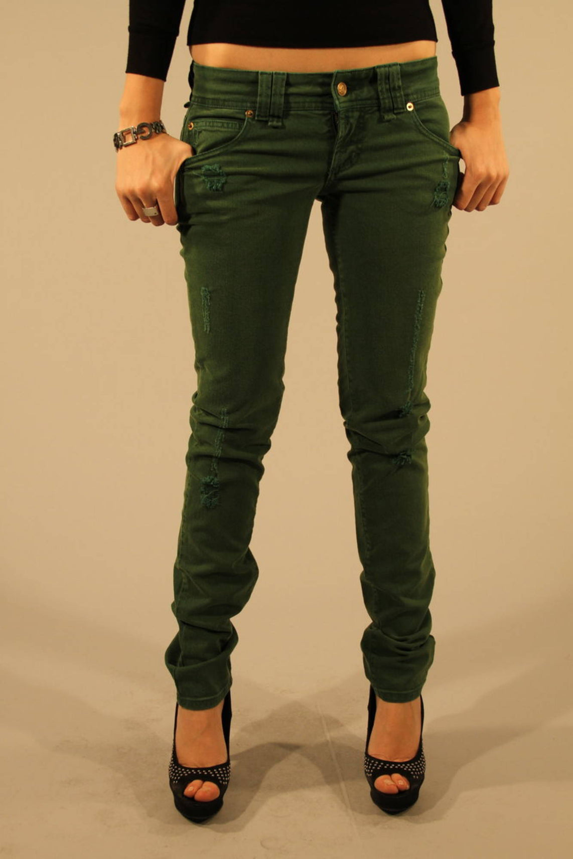 JOHN GALLIANO Jeans Verde - 34-VR7093-48048-1-VVB