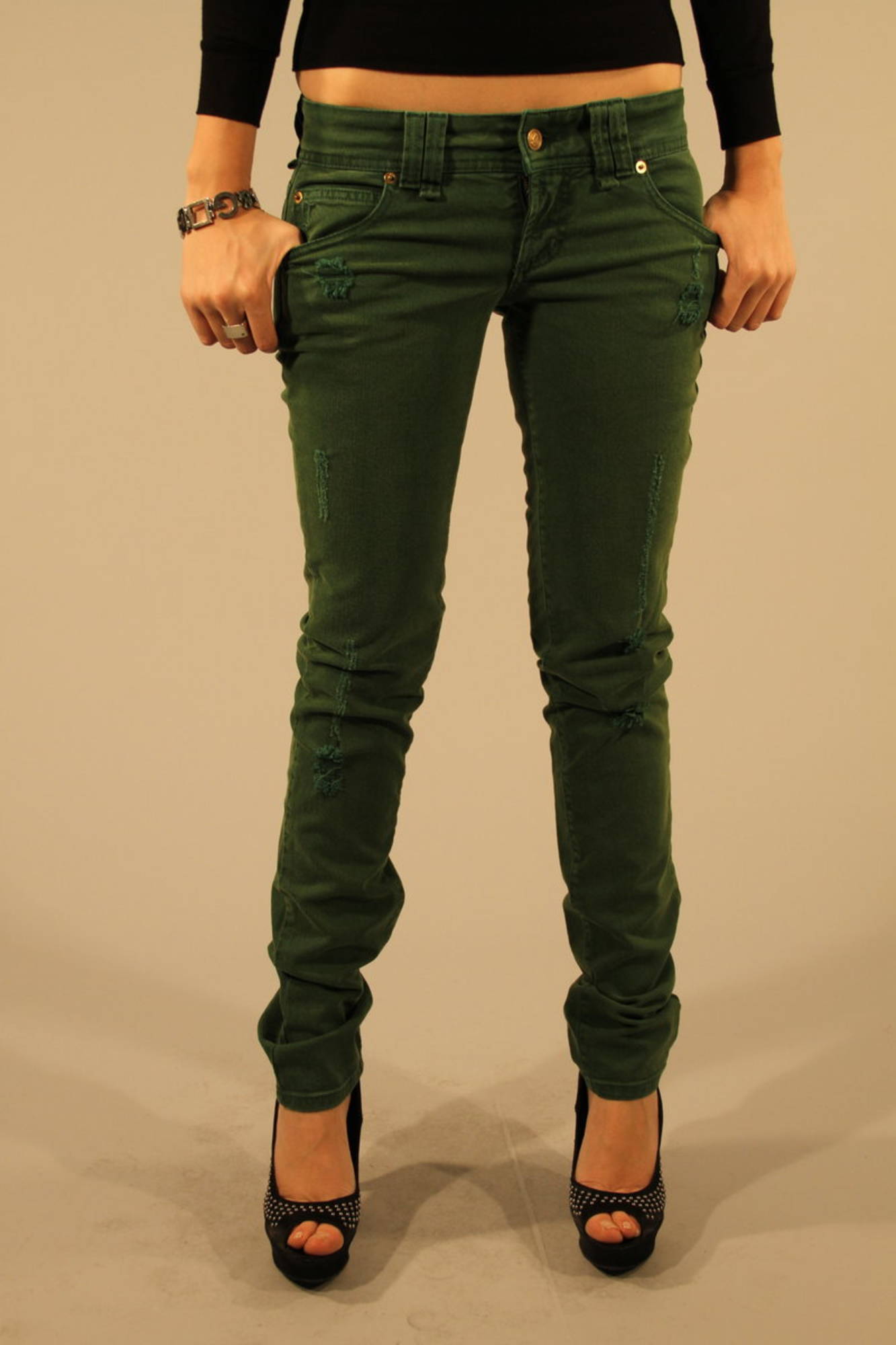 JOHN GALLIANO Jeans Verde - 34-VR7093-48048-1-VVB