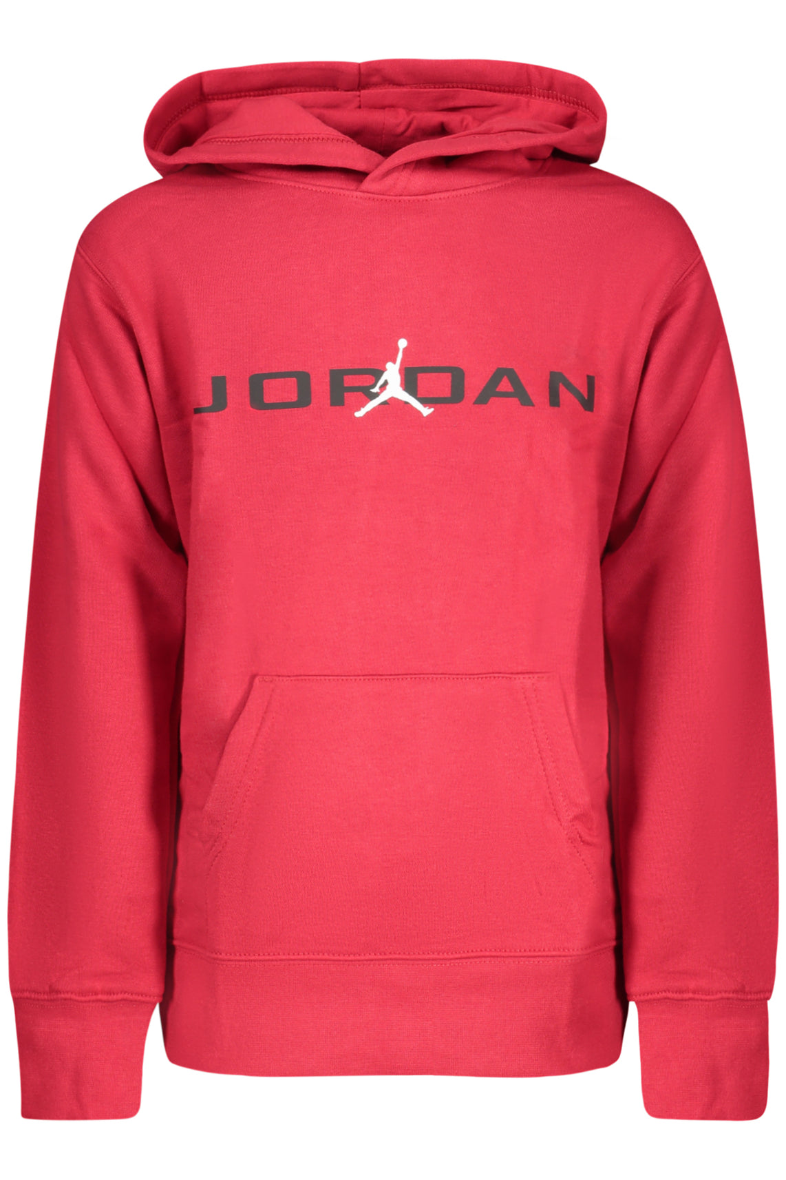 JORDAN JORDAN RED ZIP-UP SWEATSHIRT FOR KIDS - Rosso