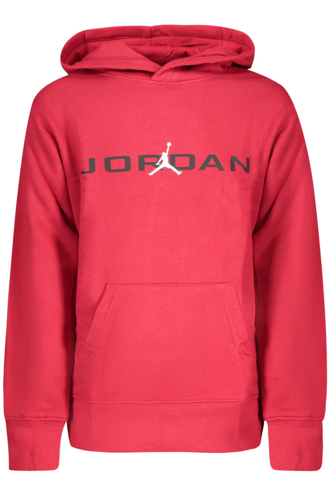 JORDAN JORDAN RED ZIP-UP SWEATSHIRT FOR KIDS - Rosso
