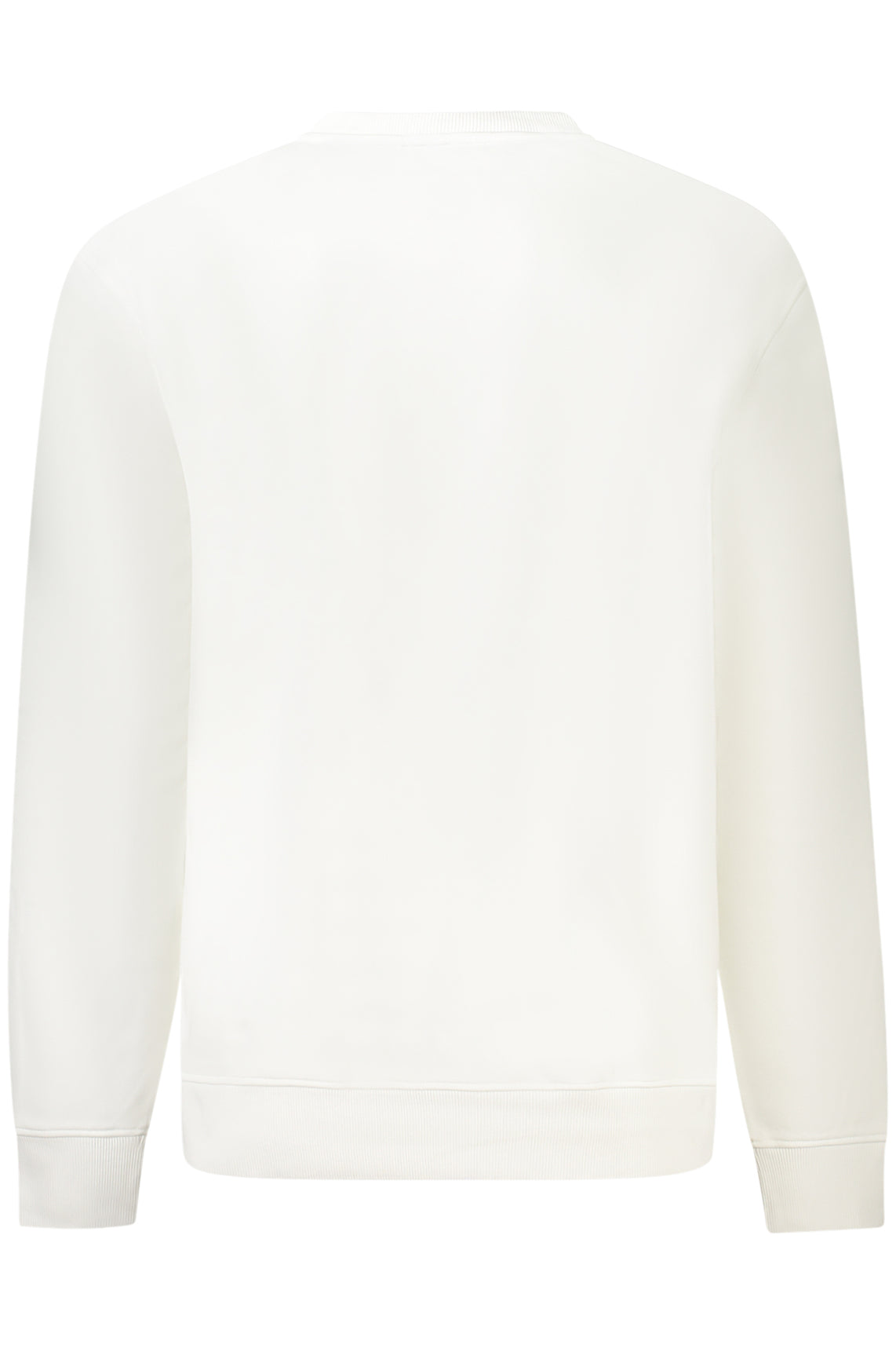 Felpa senza zip uomo bianco