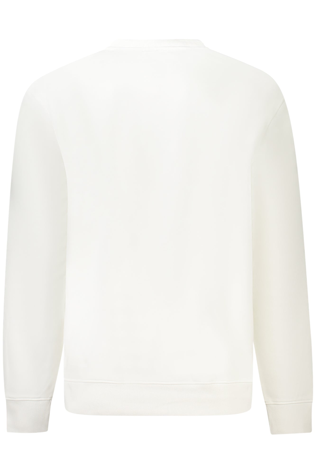 Felpa senza zip uomo bianco