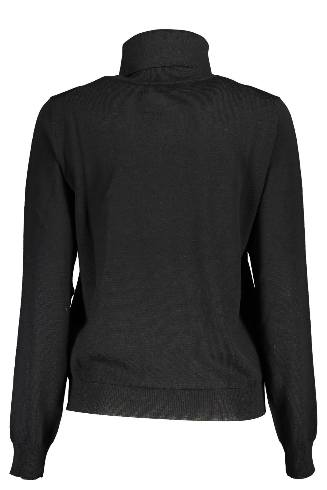 Women's black turtleneck