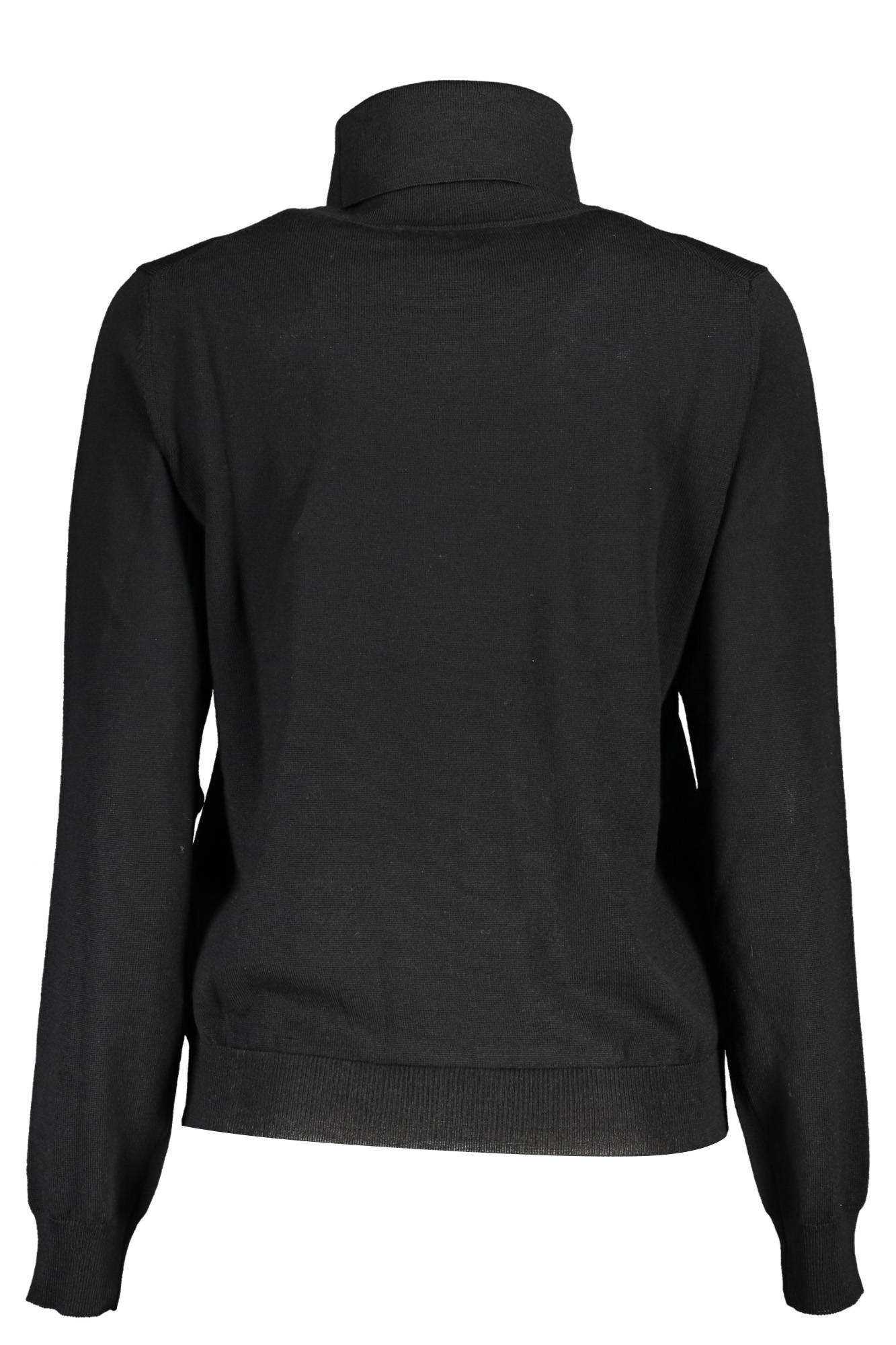 Women's black turtleneck