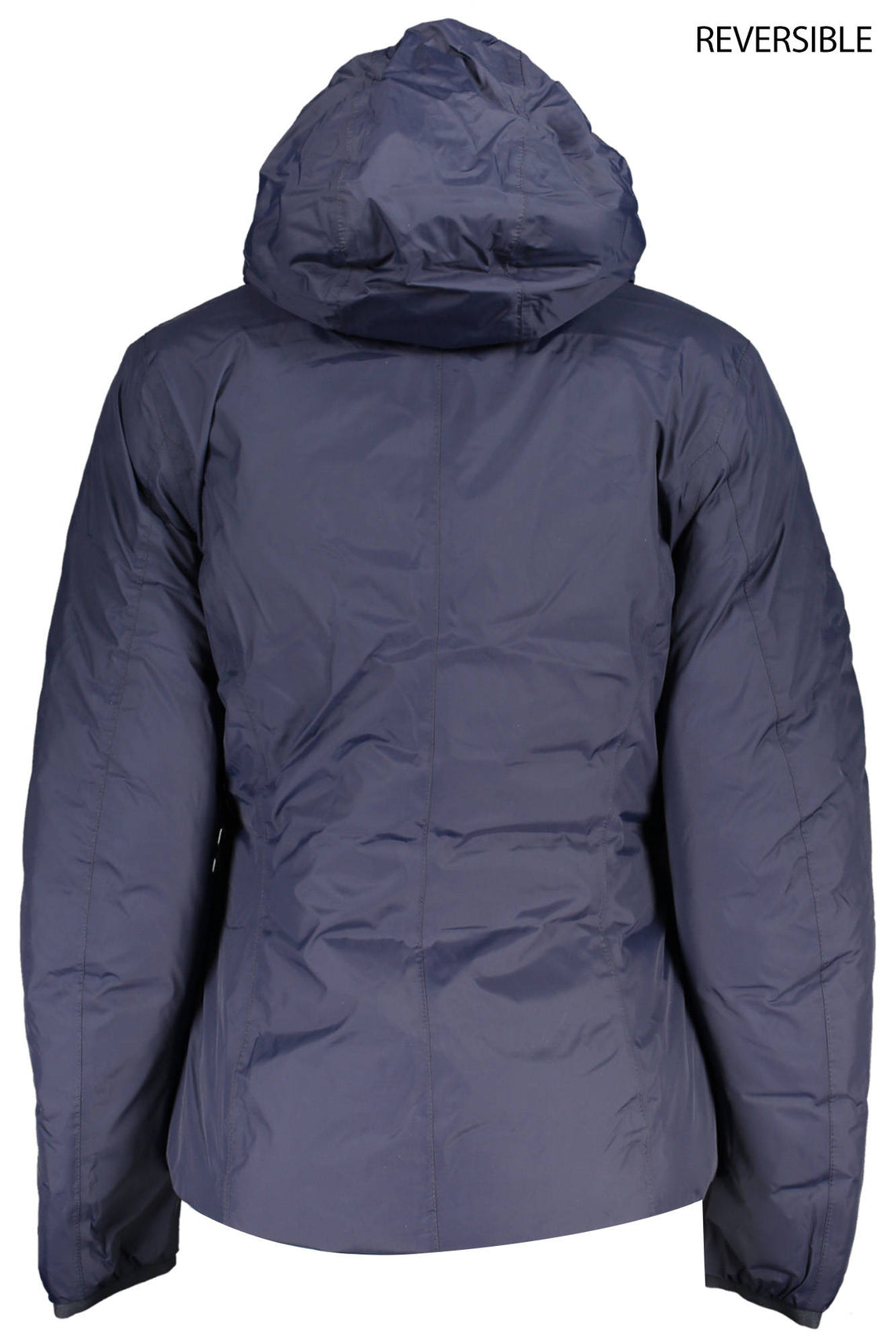 Women's blue down jacket