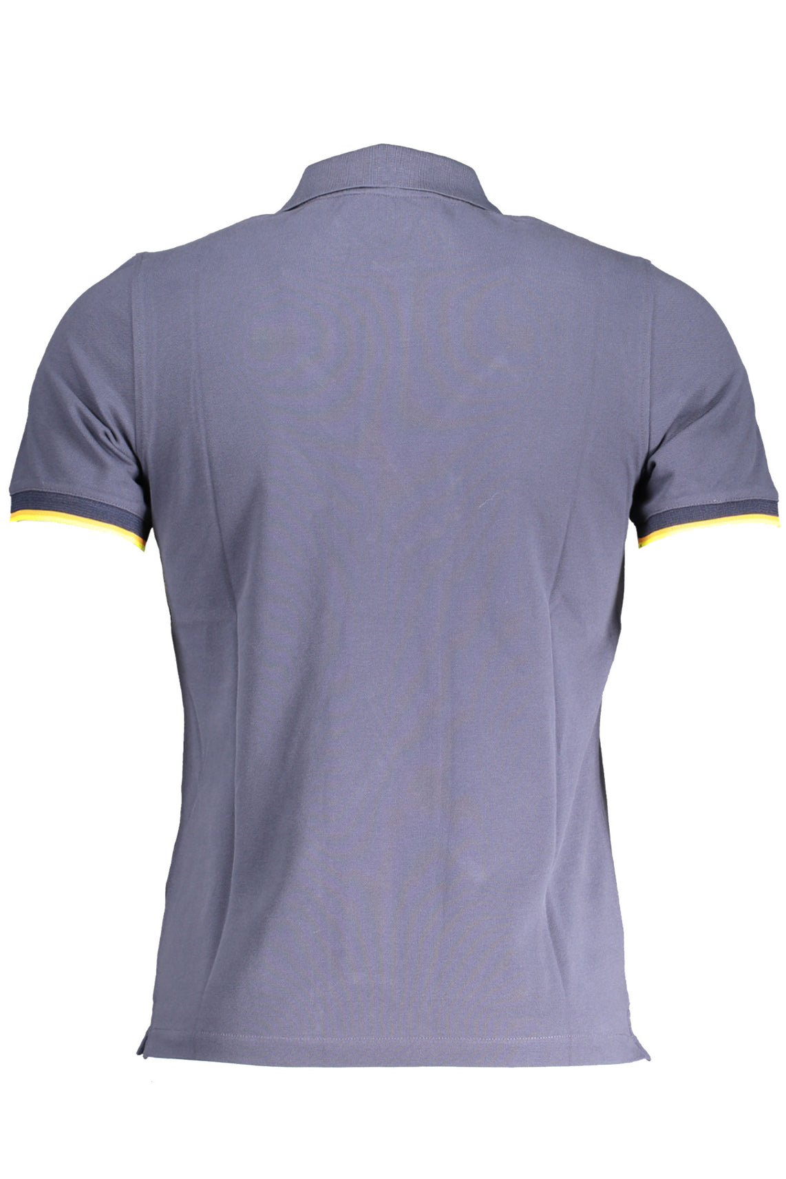 Men's short sleeved polo shirt blue
