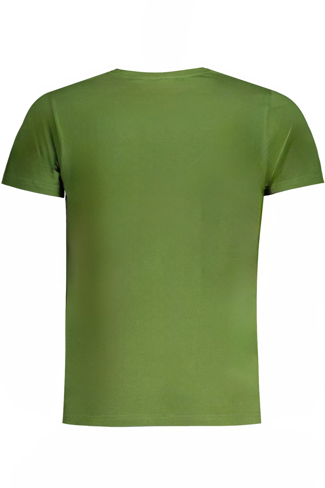 Green men's short sleeve t-shirt