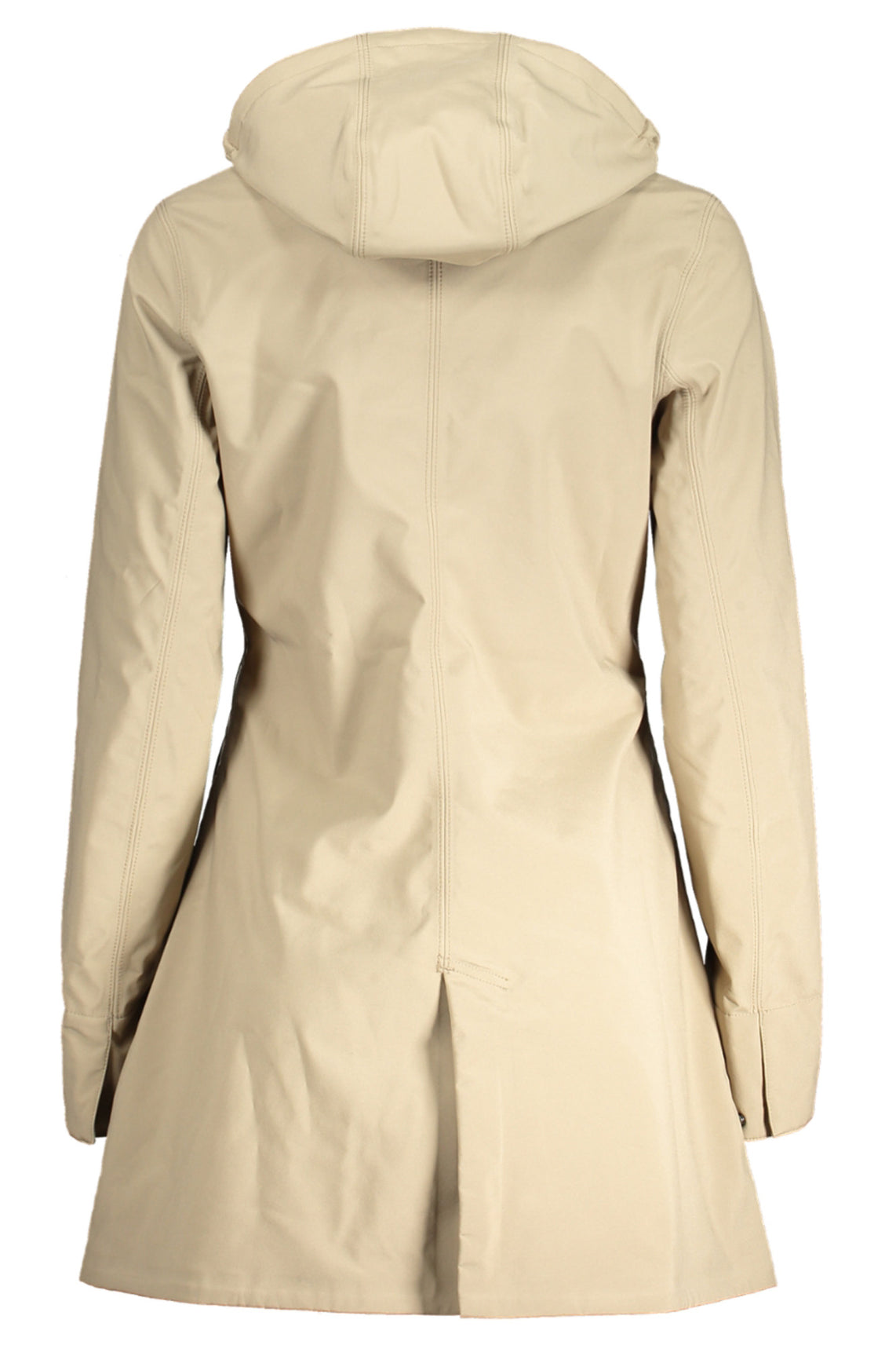 Beige women's trench coat