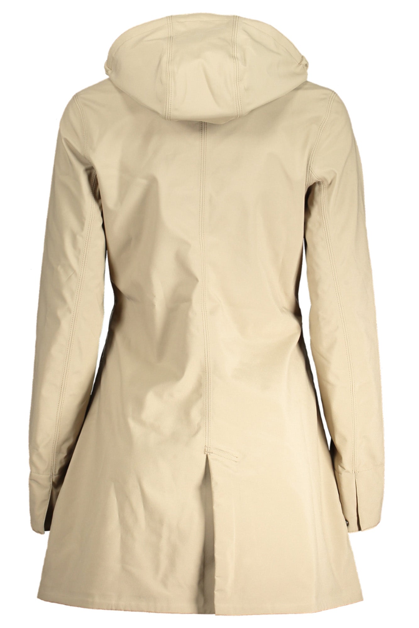 Beige women's trench coat