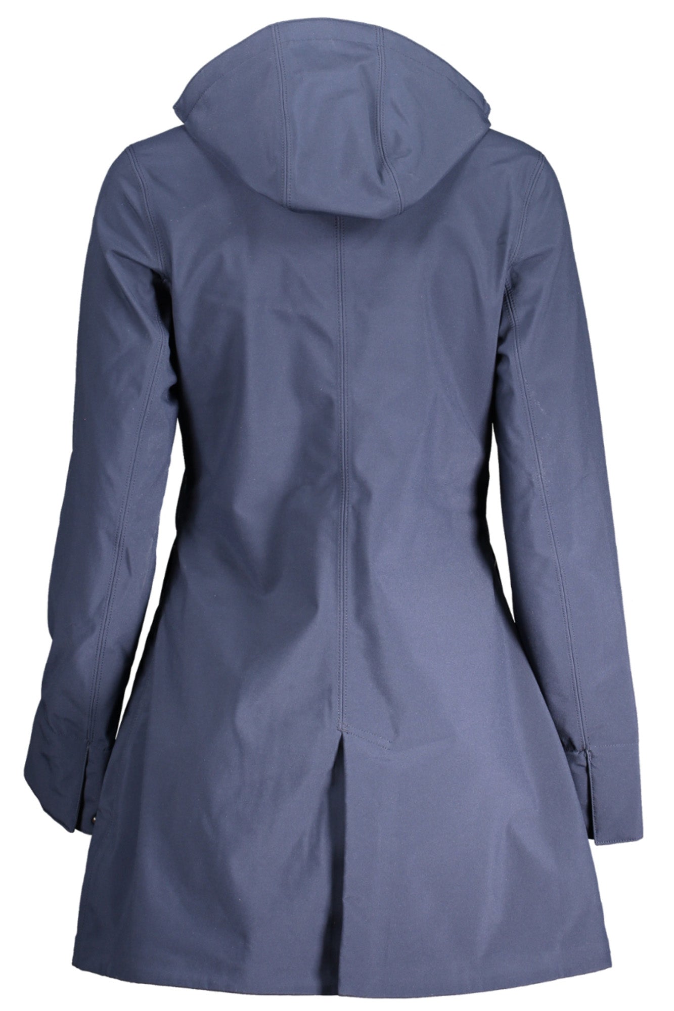Blue women's trench coat