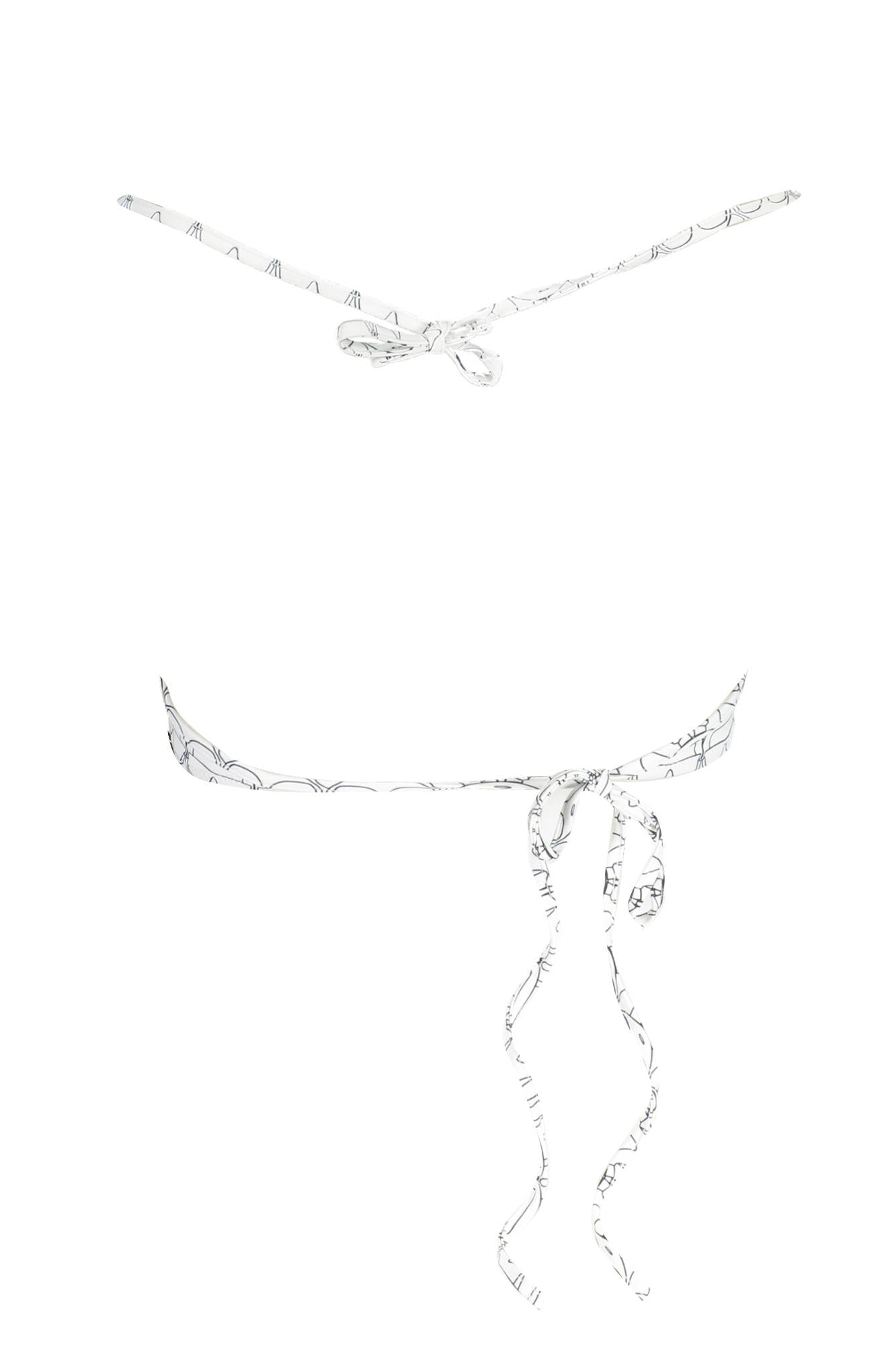 Swimsuit top woman white