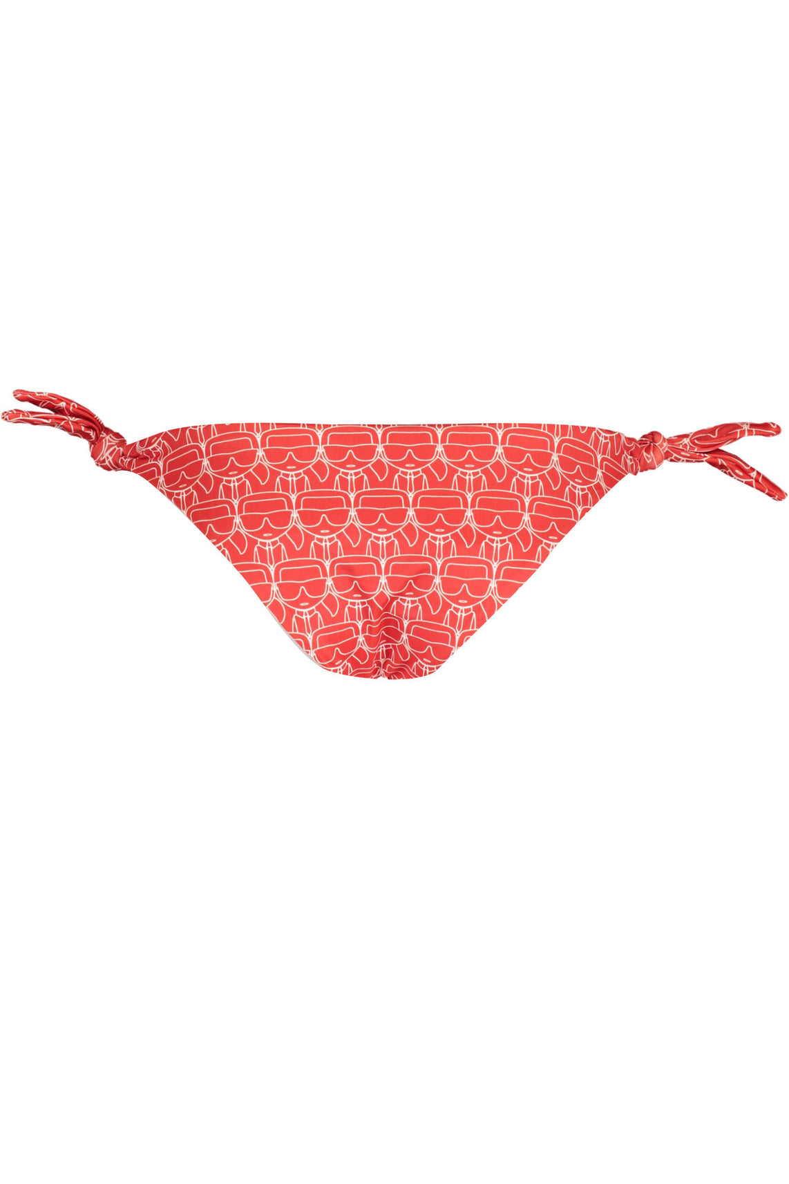 Swimsuit side bottom woman red