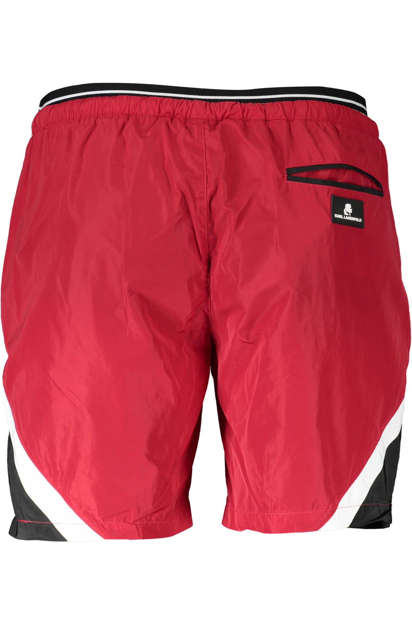 Costume parts under man red