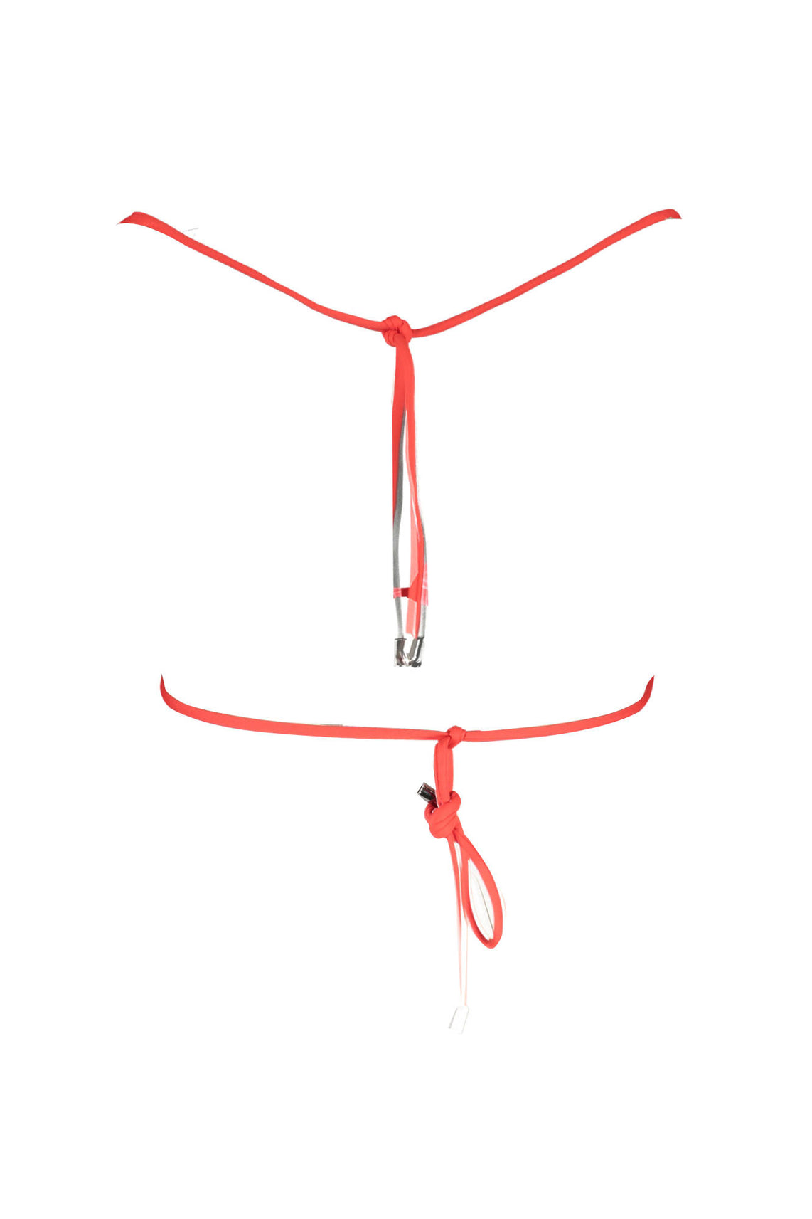 Costume parts above red woman