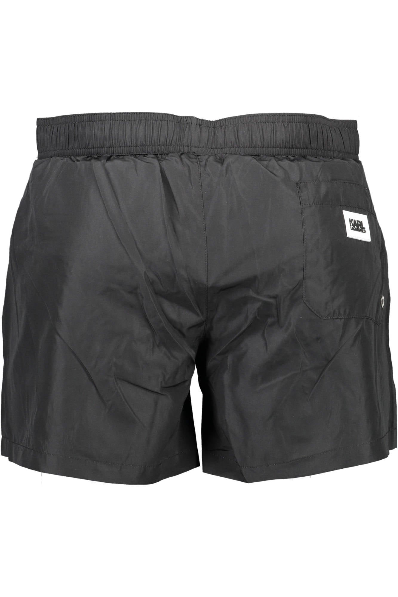 Swimsuit part under black man