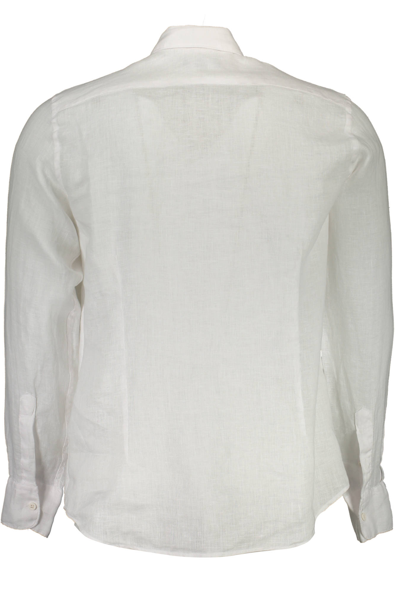 Men's white long sleeve shirt