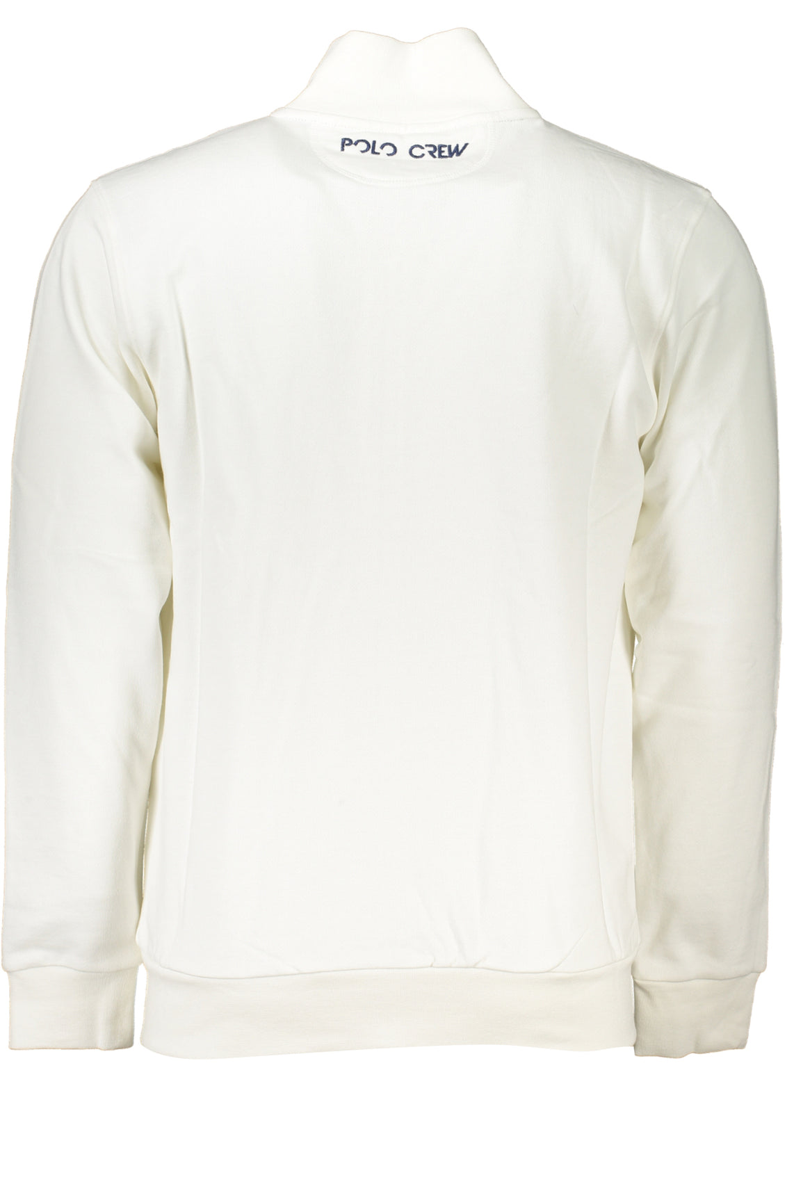 Men's white zip sweatshirt
