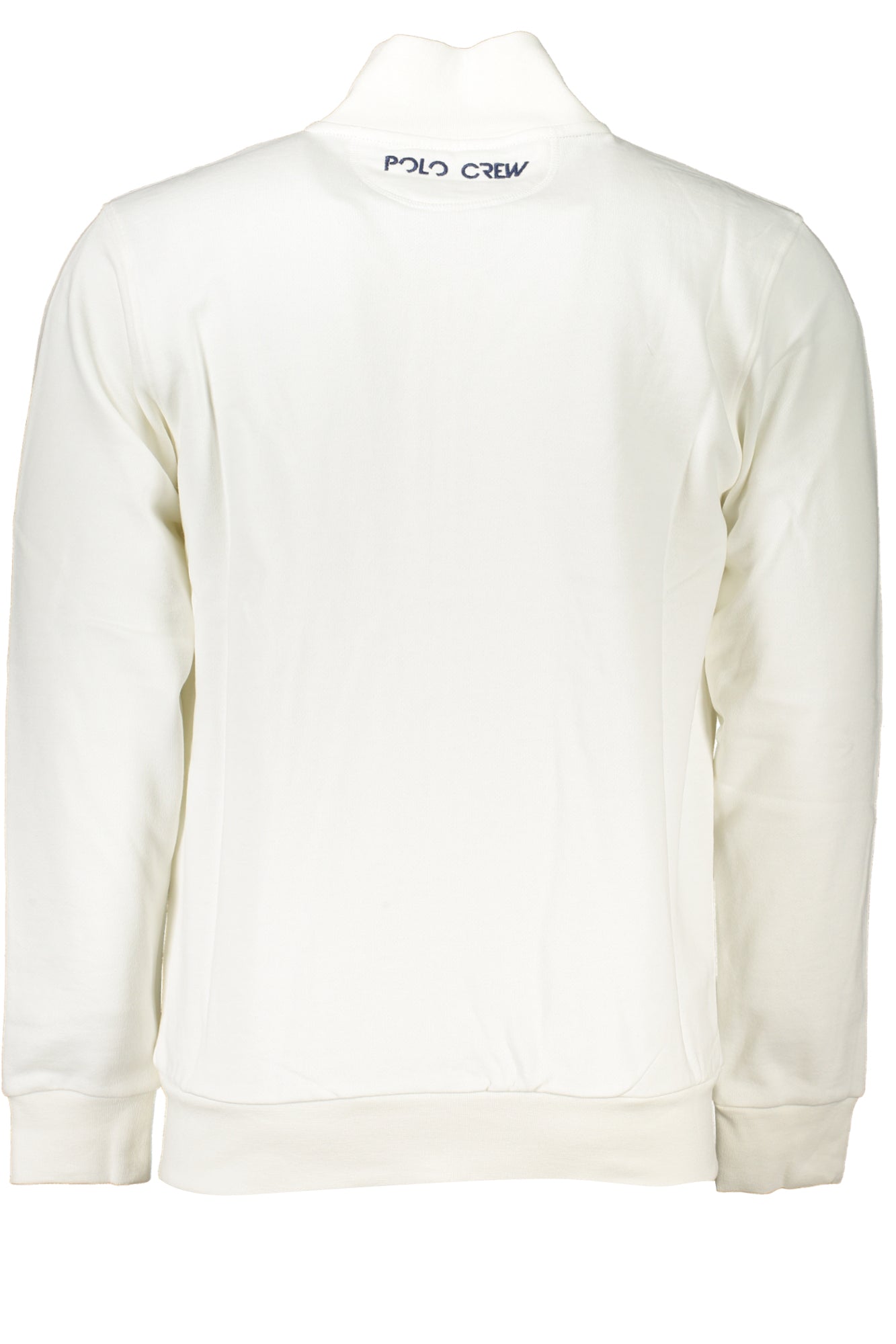 Men's white zip sweatshirt