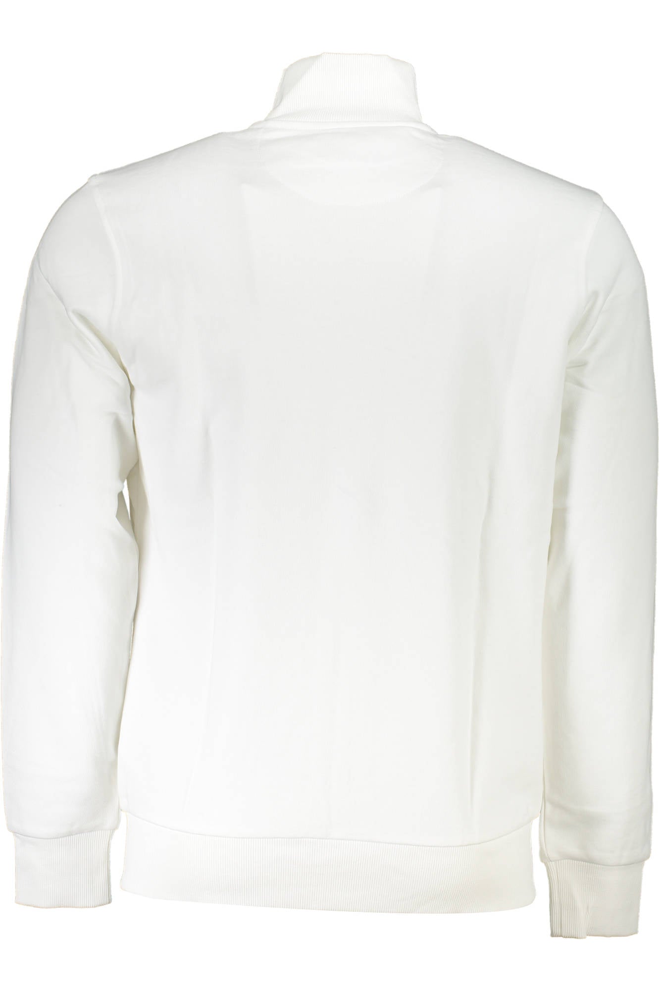Men's white zipped sweatshirt