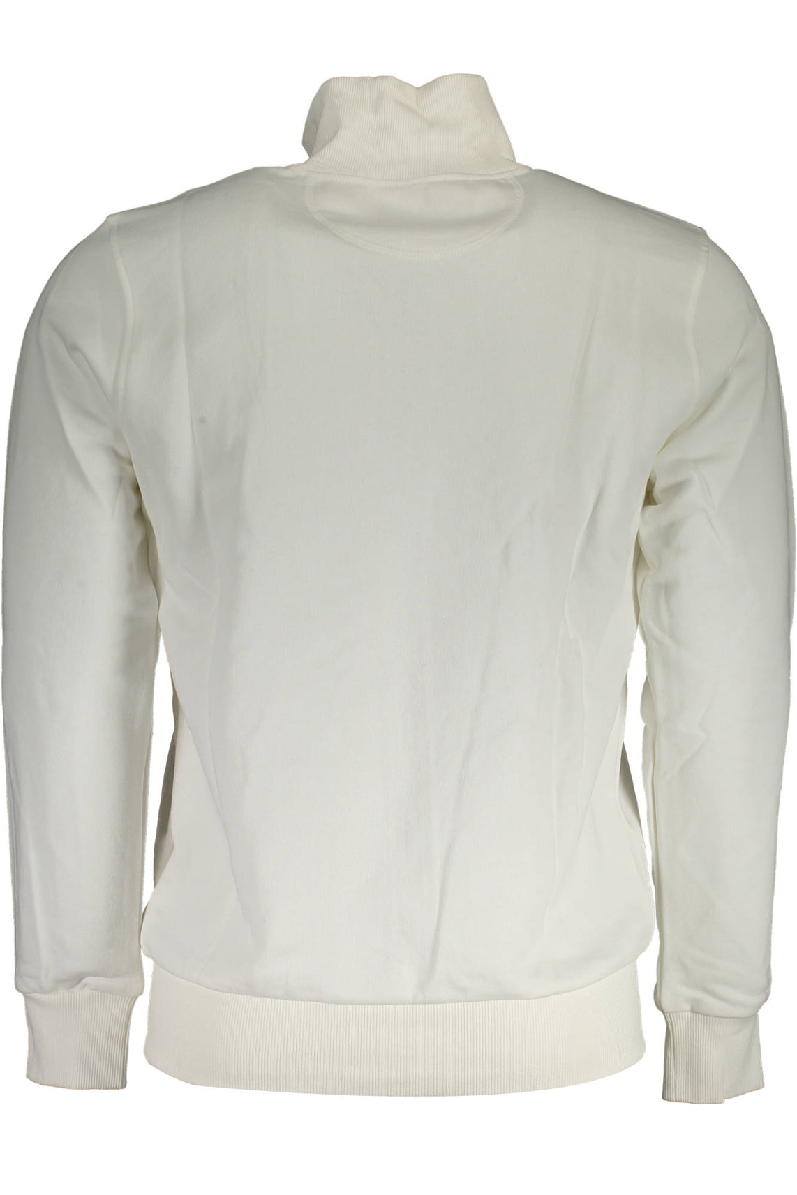 Men's white zipped sweatshirt
