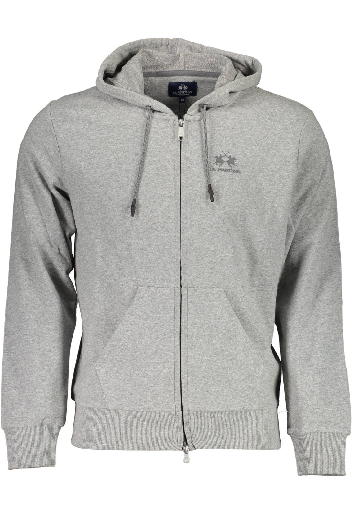 LA MARTINA LA MARTINA MEN'S BLUE ZIP SWEATSHIRT - Grigio