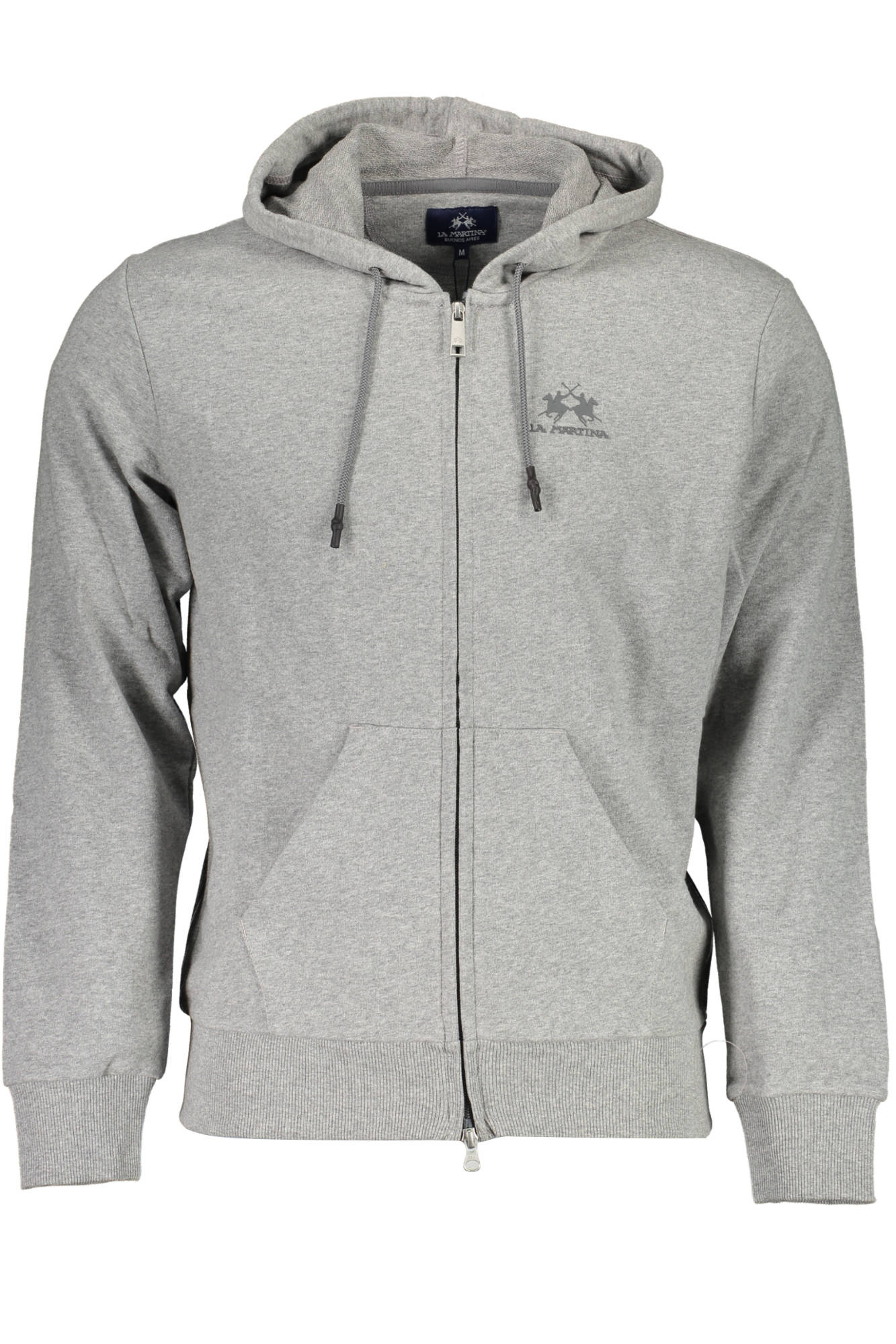 LA MARTINA LA MARTINA MEN'S BLUE ZIP SWEATSHIRT - Grigio