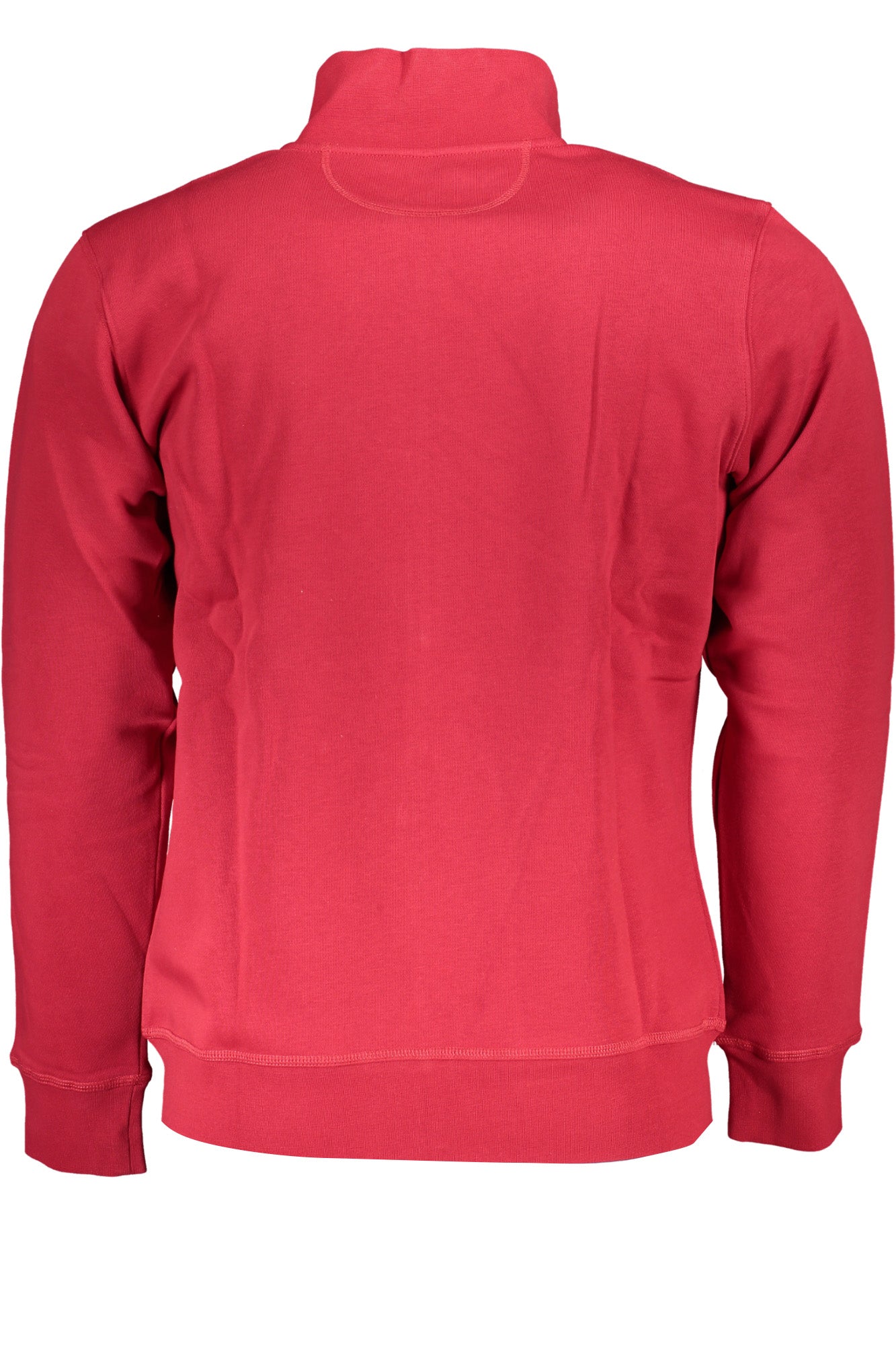 Men's red zip sweatshirt