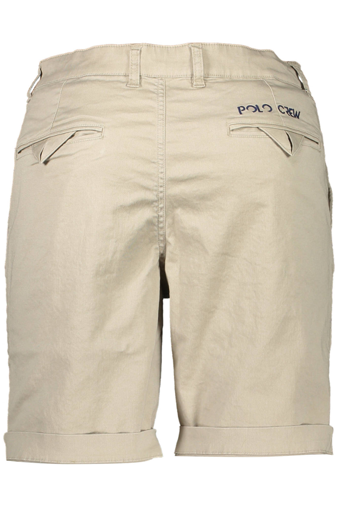 Beige men's bermuda pants