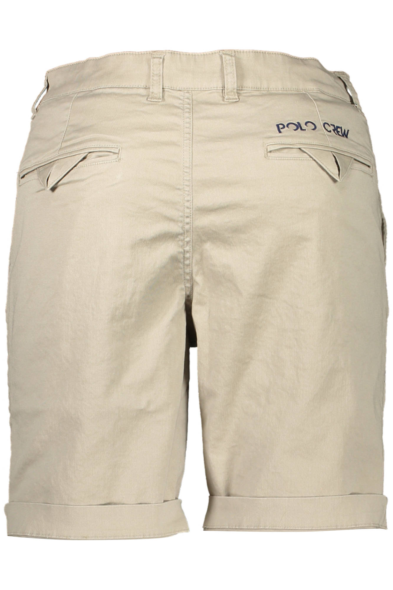 Beige men's bermuda pants