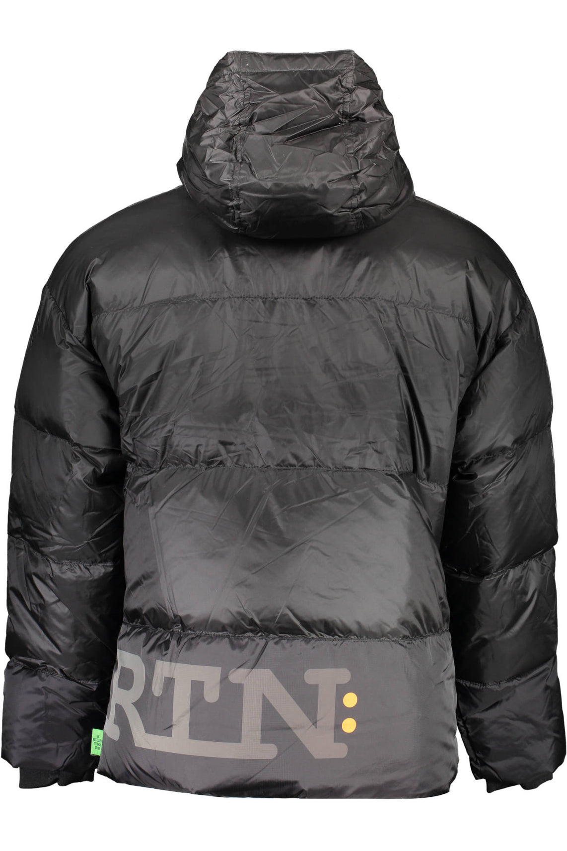 Men's black down jacket