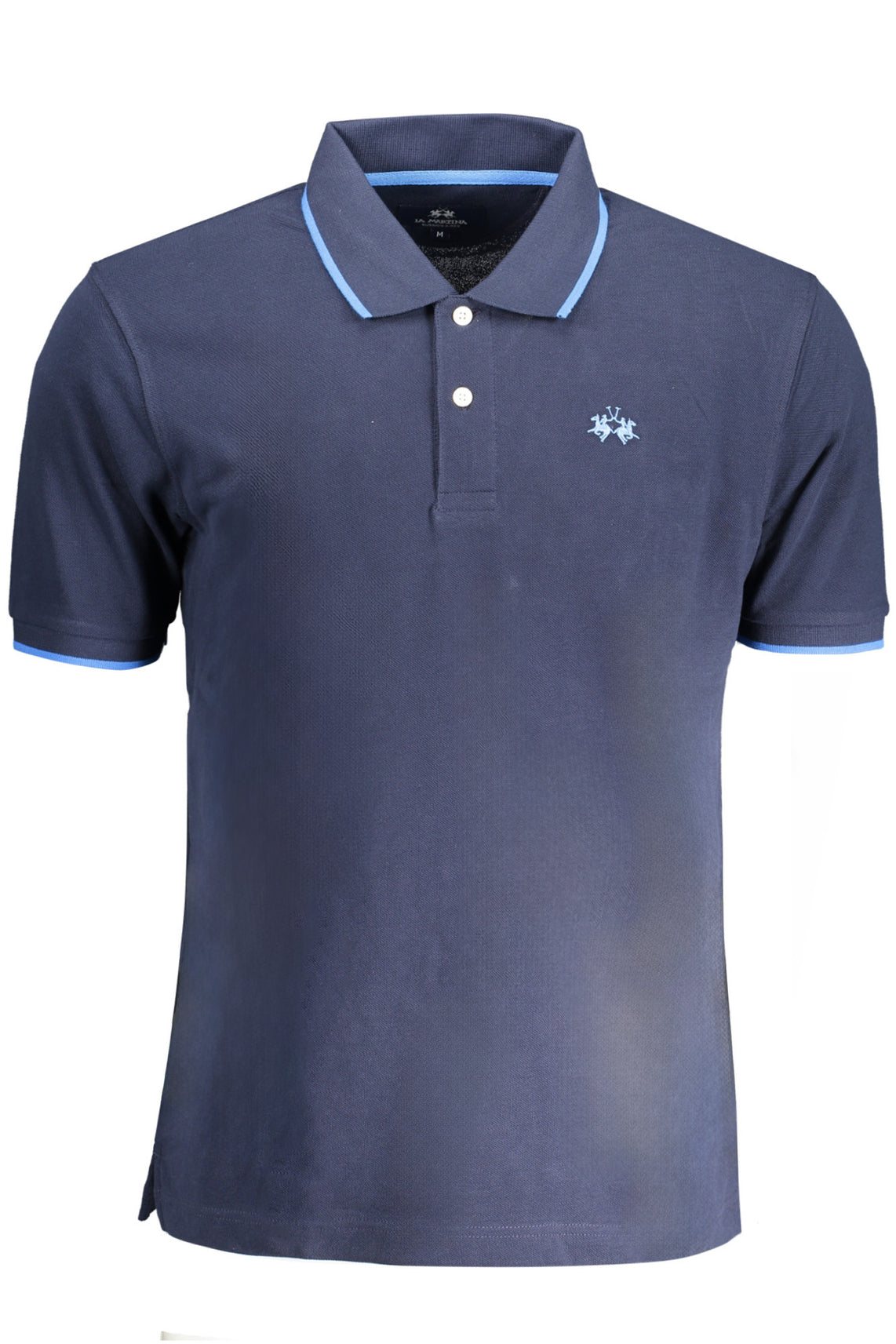 LA MARTINA LA MARTINA MEN'S BLUE SHORT SLEEVED POLO SHIRT - Blu