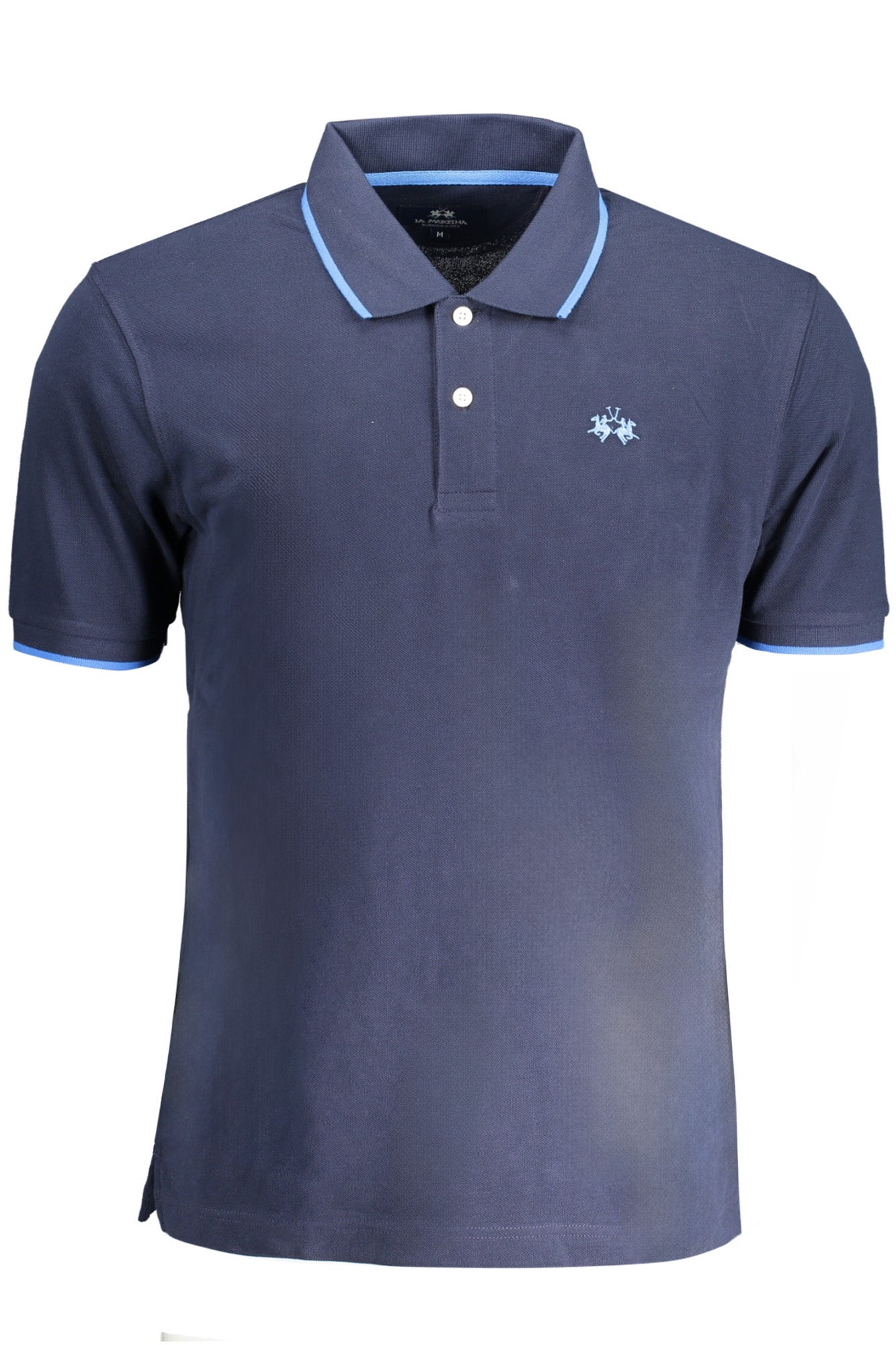 LA MARTINA LA MARTINA MEN'S BLUE SHORT SLEEVED POLO SHIRT - Blu