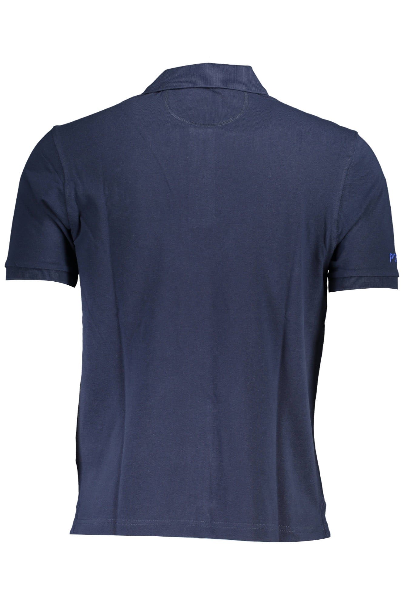 Polo short sleeve man blue