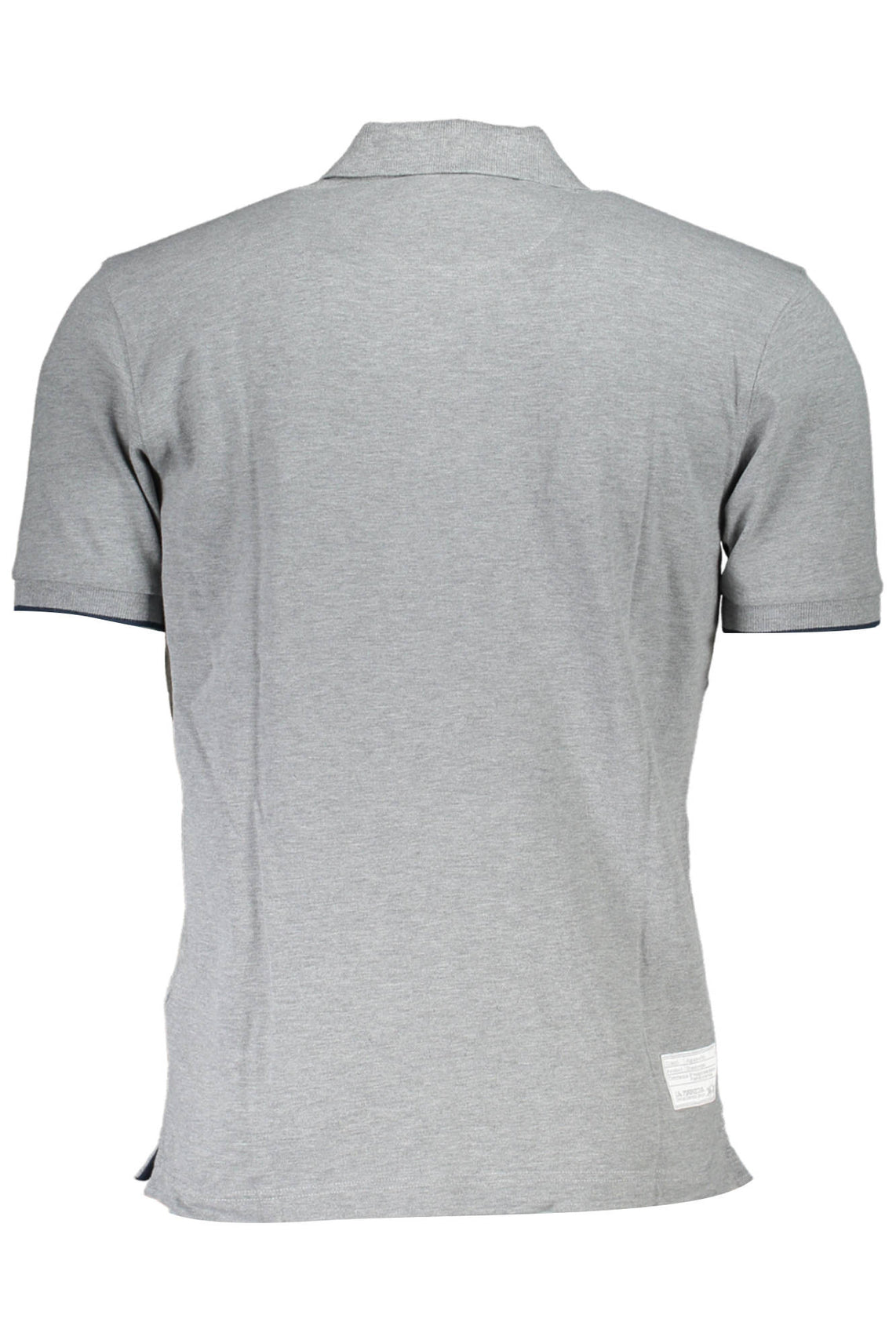 Polo short sleeve man gray