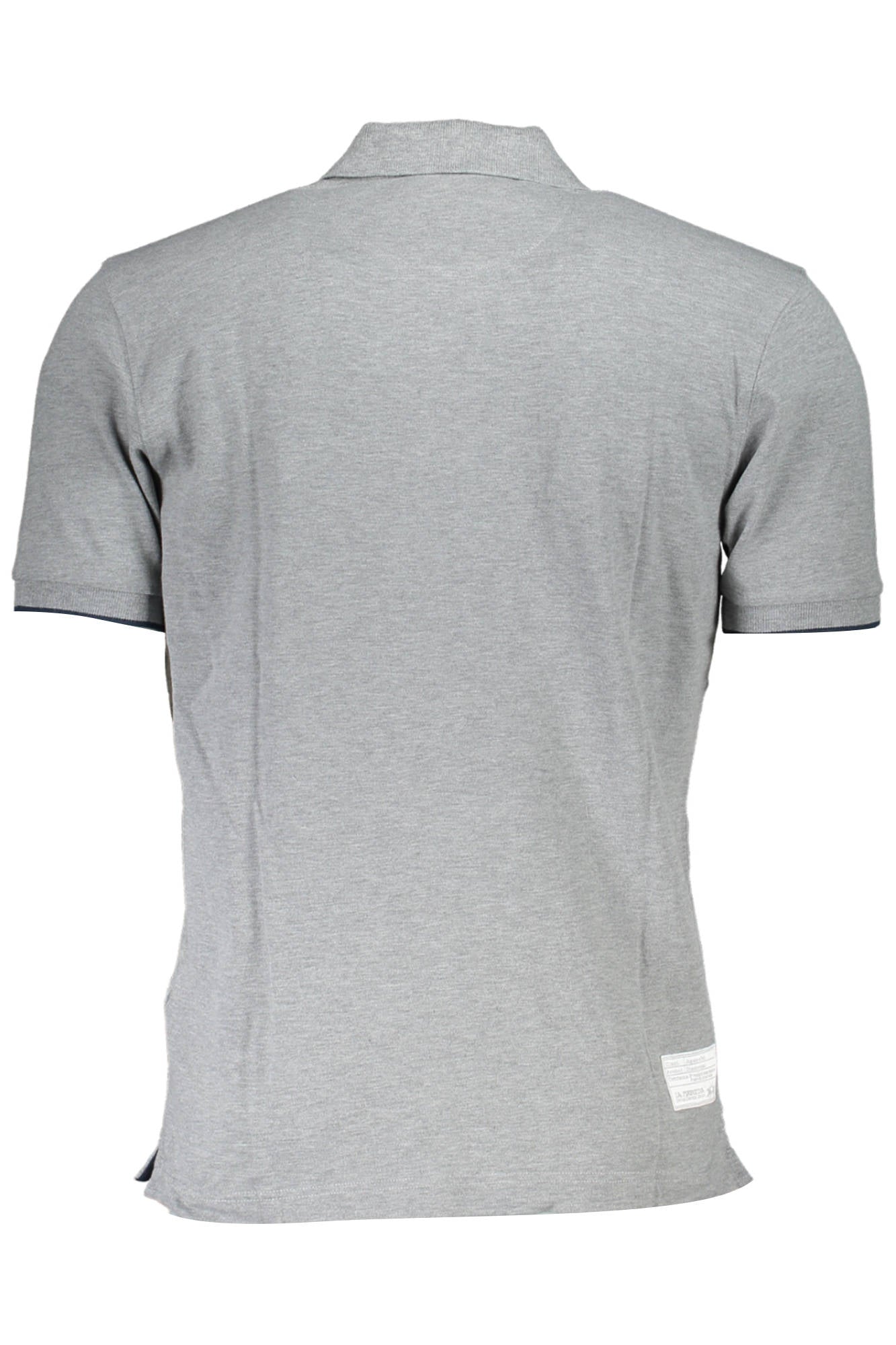 Polo short sleeve man gray