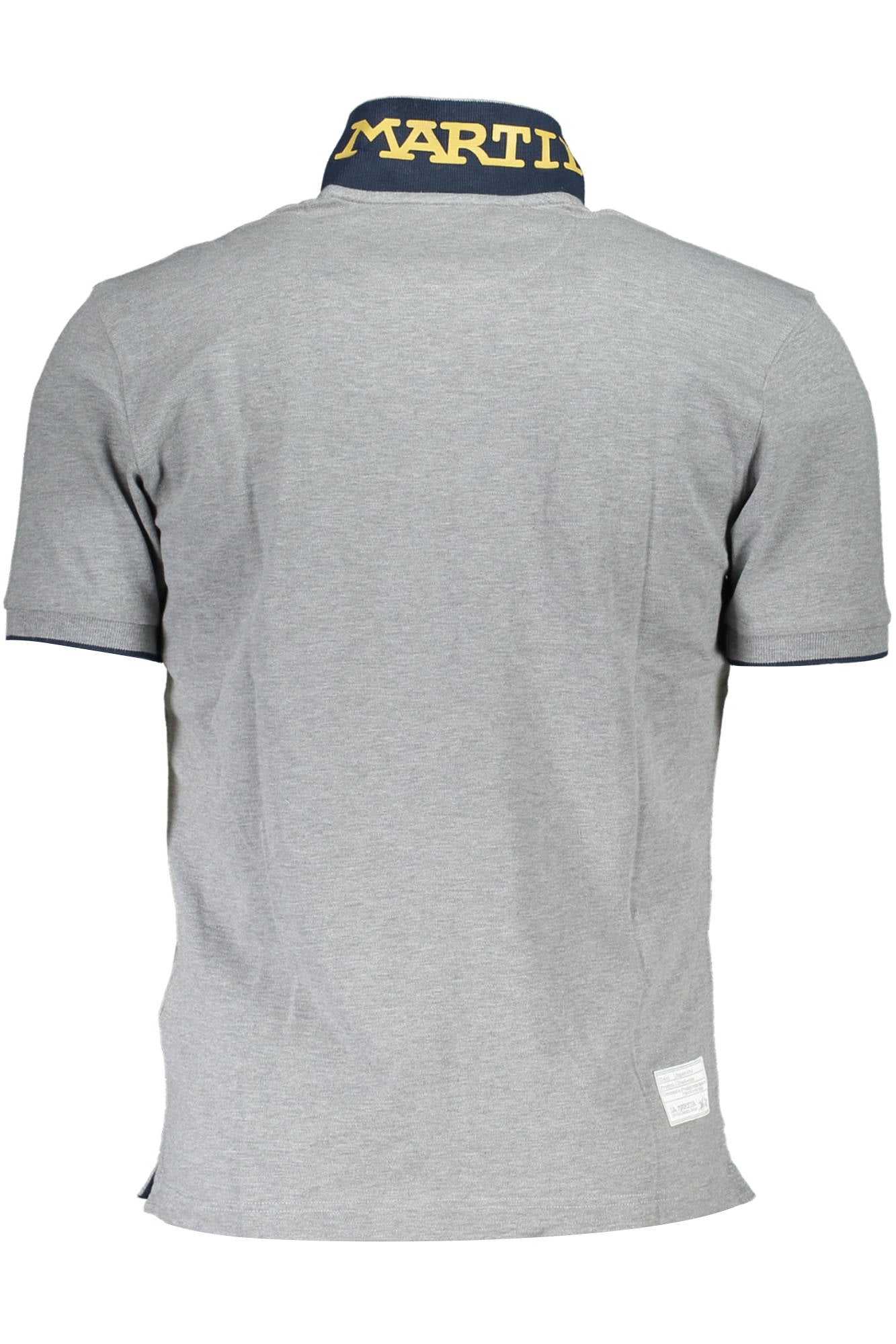 Polo short sleeve man gray