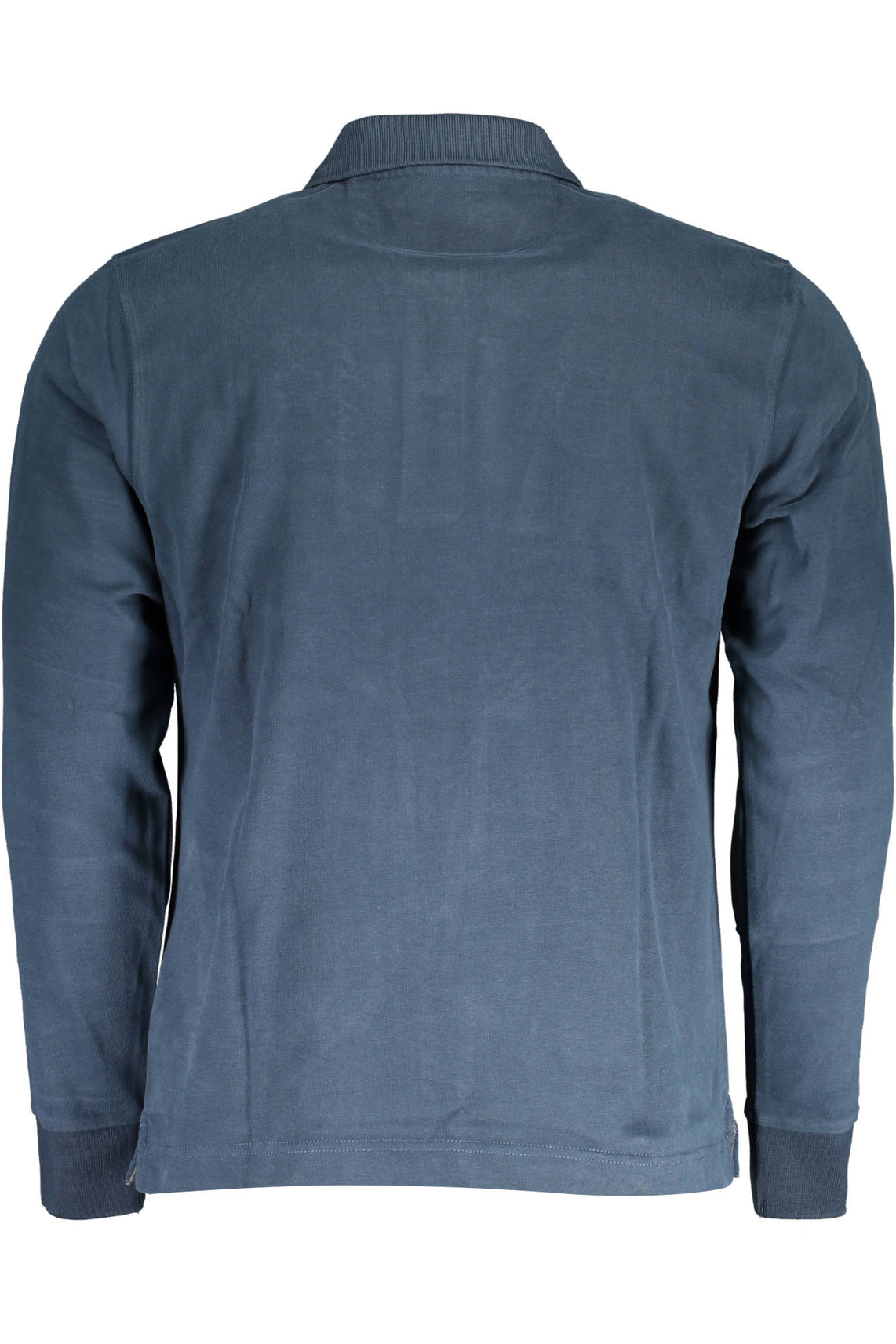 Polo long sleeve man blue