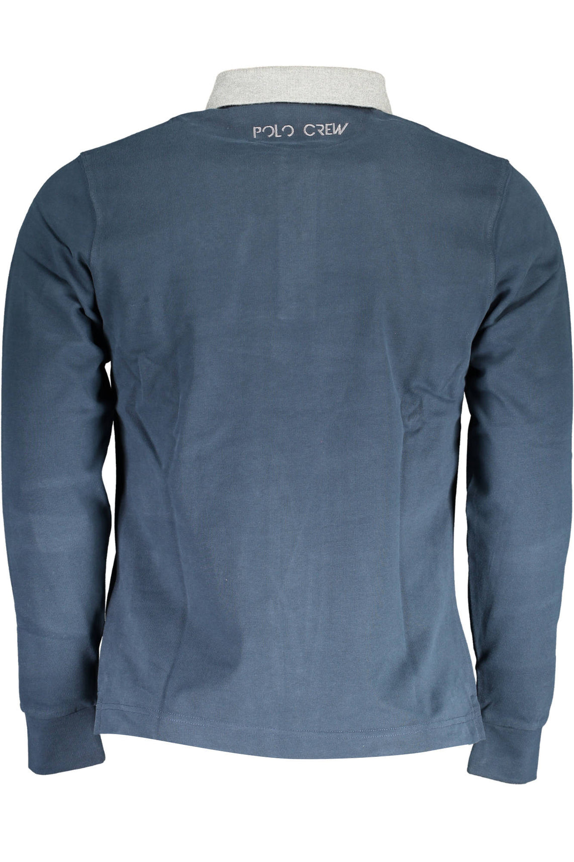 Polo long sleeve man blue