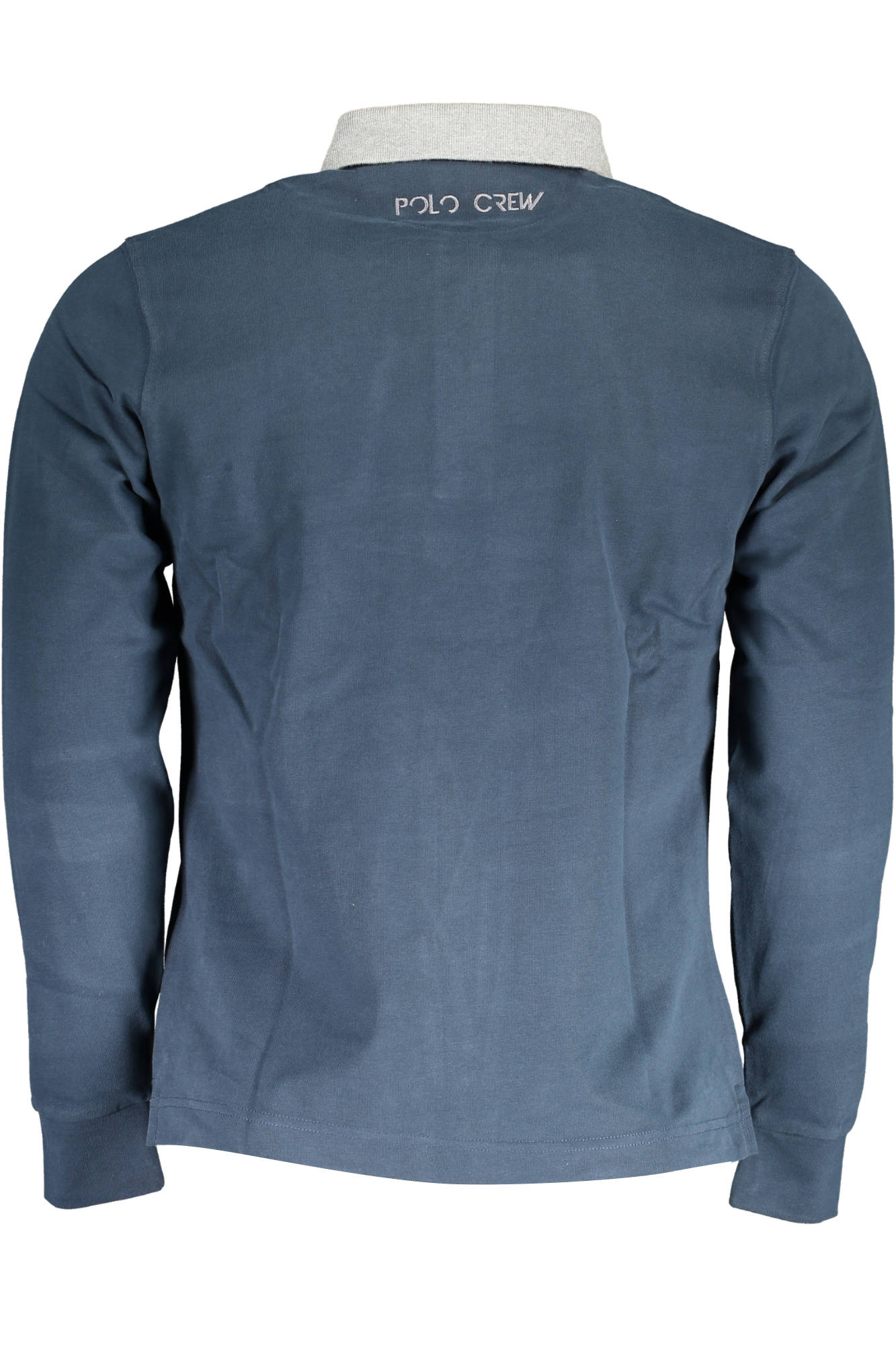 Polo long sleeve man blue