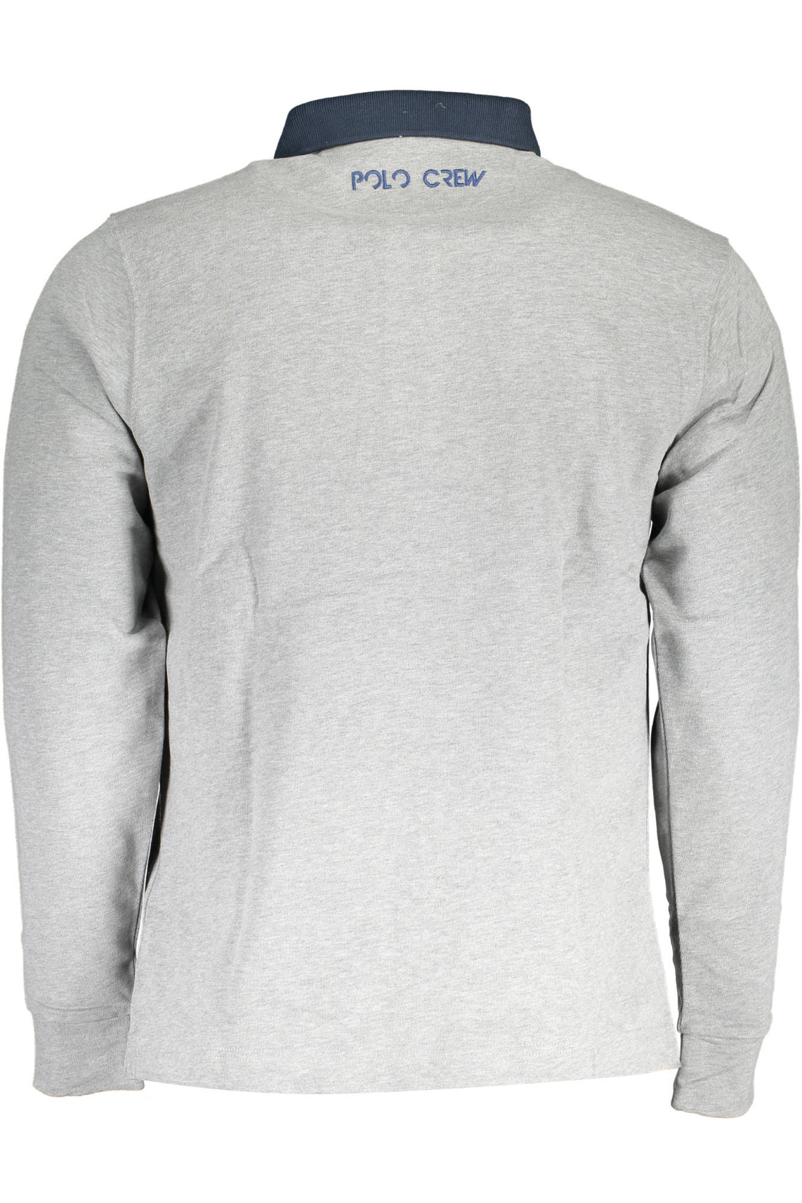 Polo long sleeve man gray