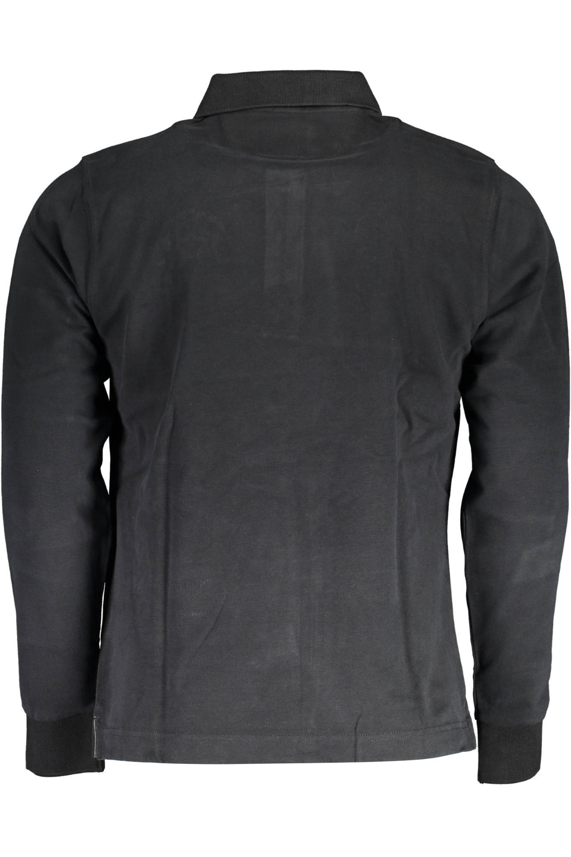 Polo long sleeve man black