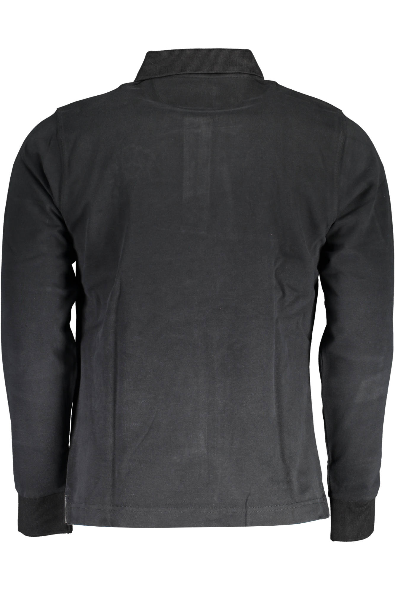 Polo long sleeve man black