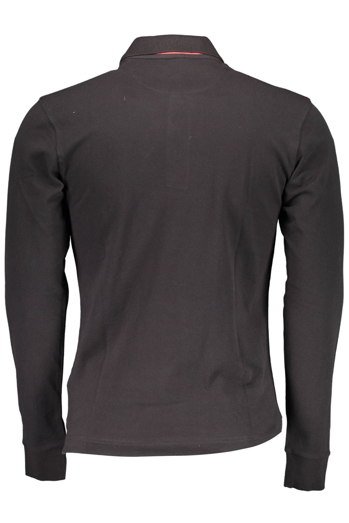 Polo long sleeve man black